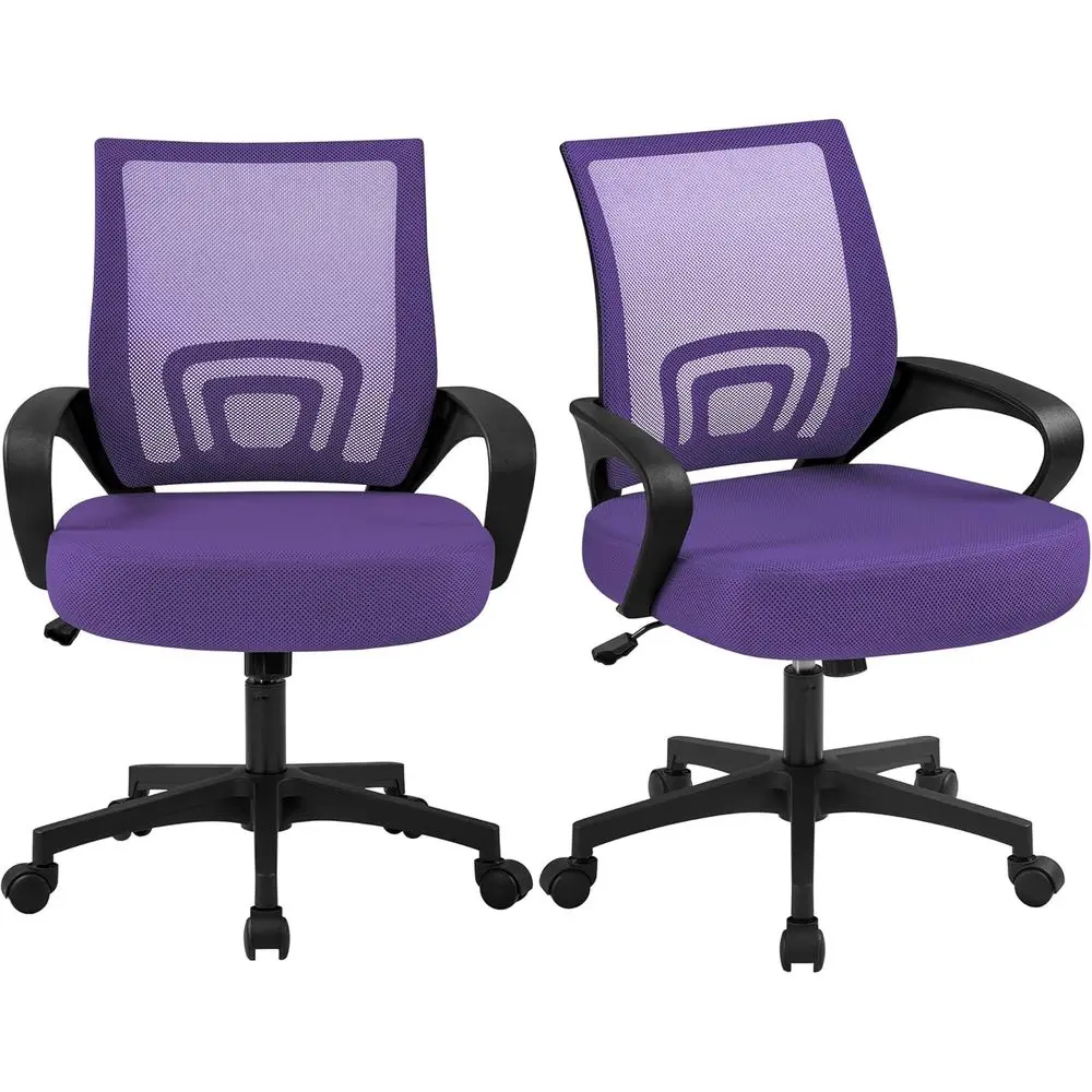 2-Pack Ergonomic Desk Chairs with Adjustable Mesh and Lumbar Support for Back Pain Relief
2-Pack Ergonomic Desk Chairs with Adjustable Mesh and Lumbar Support for Back Pain Relief