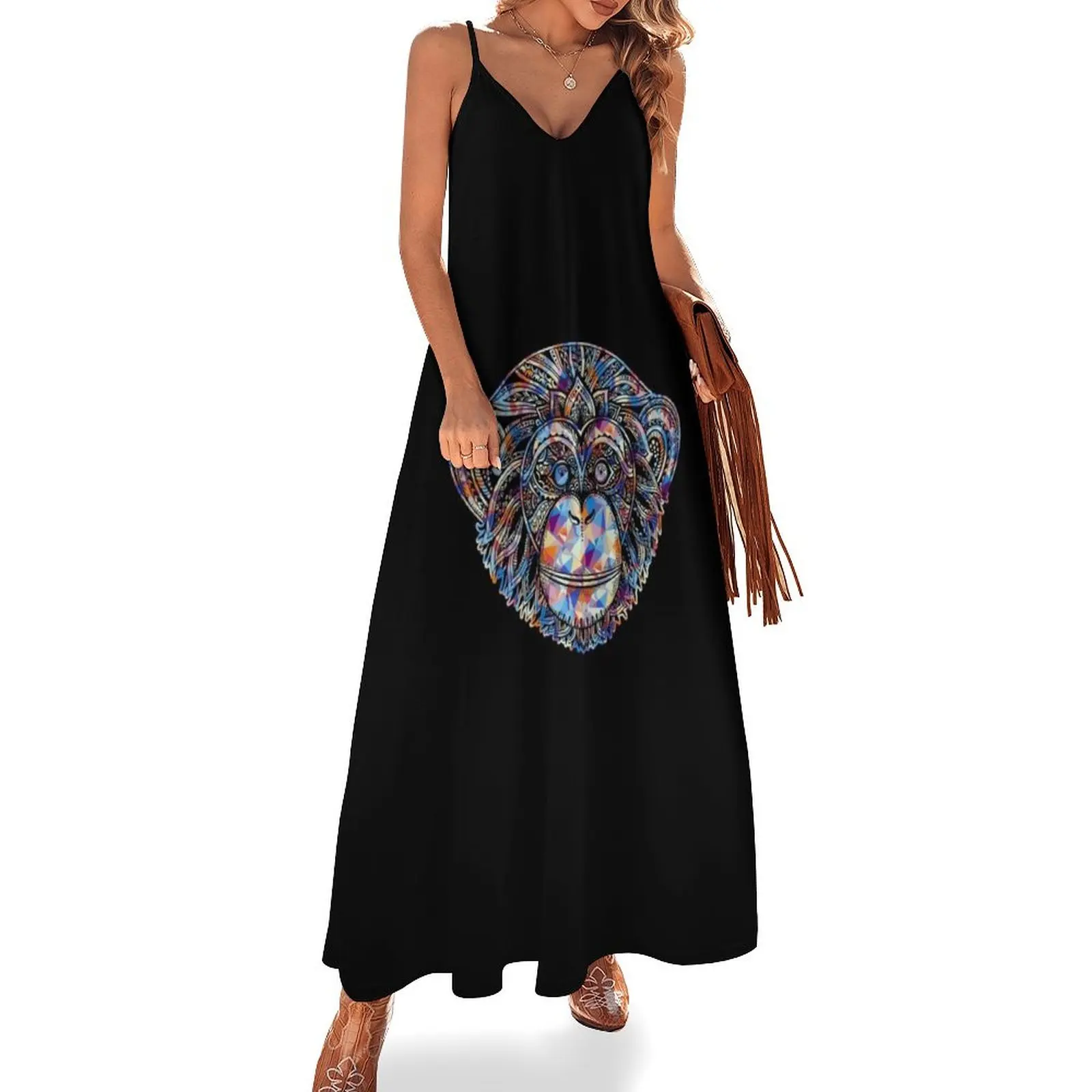 Cool And Awesome Chimpanzee Geometric Sleeveless Dress Woman fashion Long dress woman Beachwear summer dresses womens 2025 Dress
Cool And Awesome Chimpanzee Geometric Sleeveless Dress Woman fashion Long dress woman Beachwear summer dresses womens 2025 Dress