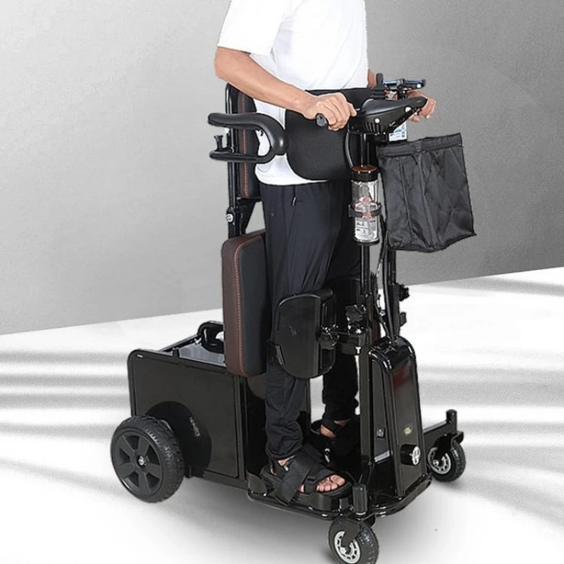 Electric standing walking wheelchair assisted standing rehabilitation walker disabled four-wheel scooter paraplegic 
Electric standing walking wheelchair assisted standing rehabilitation walker disabled four-wheel scooter paraplegic
