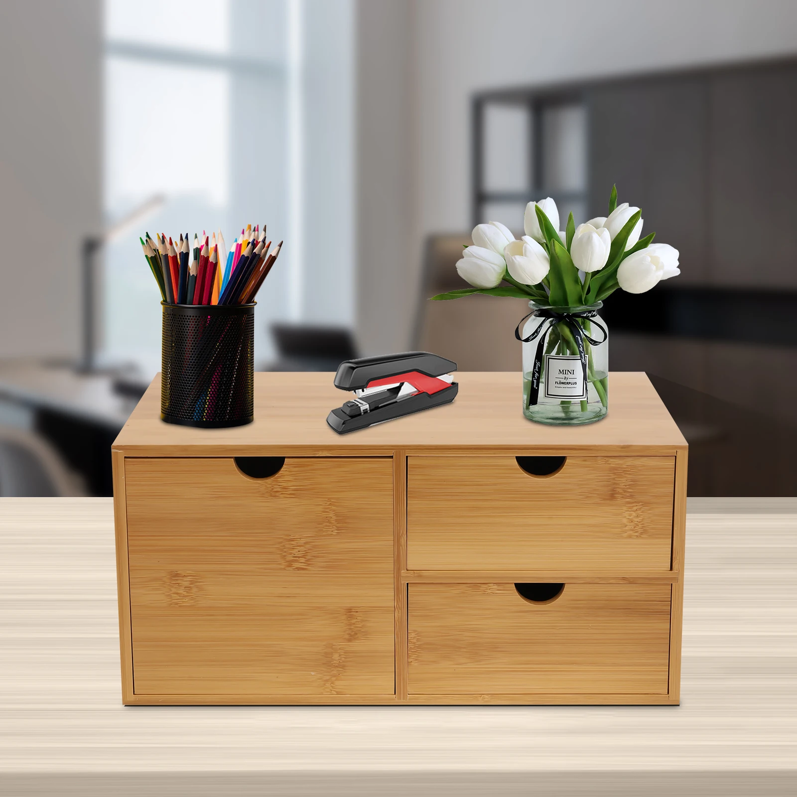 33×19×16cm Retro Bamboo Mini Drawer Chest Organizer, Multi-Drawer Desktop Storage Cabinet, Natural Bamboo Tabletop Organizer for Office Supplies, Cosmetics, Sundries in Bedroom Kitchen Bathroom
33×19×16cm Retro Bamboo Mini Drawer Chest Organizer, Multi-Drawer Desktop Storage Cabinet, Natural Bamboo Tabletop Organizer for Office Supplies, Cosmetics, Sundries in Bedroom Kitchen Bathroom