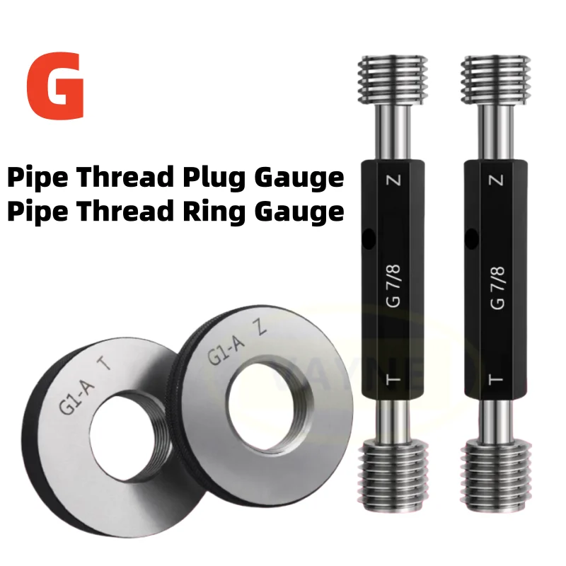 1pcs Taper Pipe Thread Plug Gauge / Thread Ring Gauge Measure Tool G1/8 G1/4 G3/8 5/8 1/2 3/4 Measuring Tool
1pcs Taper Pipe Thread Plug Gauge / Thread Ring Gauge Measure Tool G1/8 G1/4 G3/8 5/8 1/2 3/4 Measuring Tool