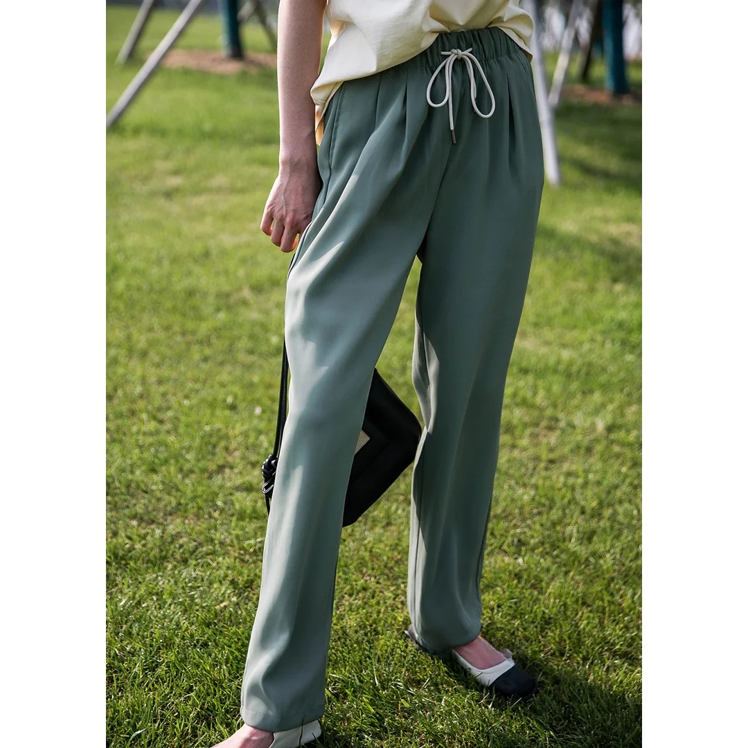 Dorothy Women's Casual Pants Soft Draping Straight Loose High Waist Summer New Style Polyester Fabric Wide Leg Trousers
Dorothy Women's Casual Pants Soft Draping Straight Loose High Waist Summer New Style Polyester Fabric Wide Leg Trousers