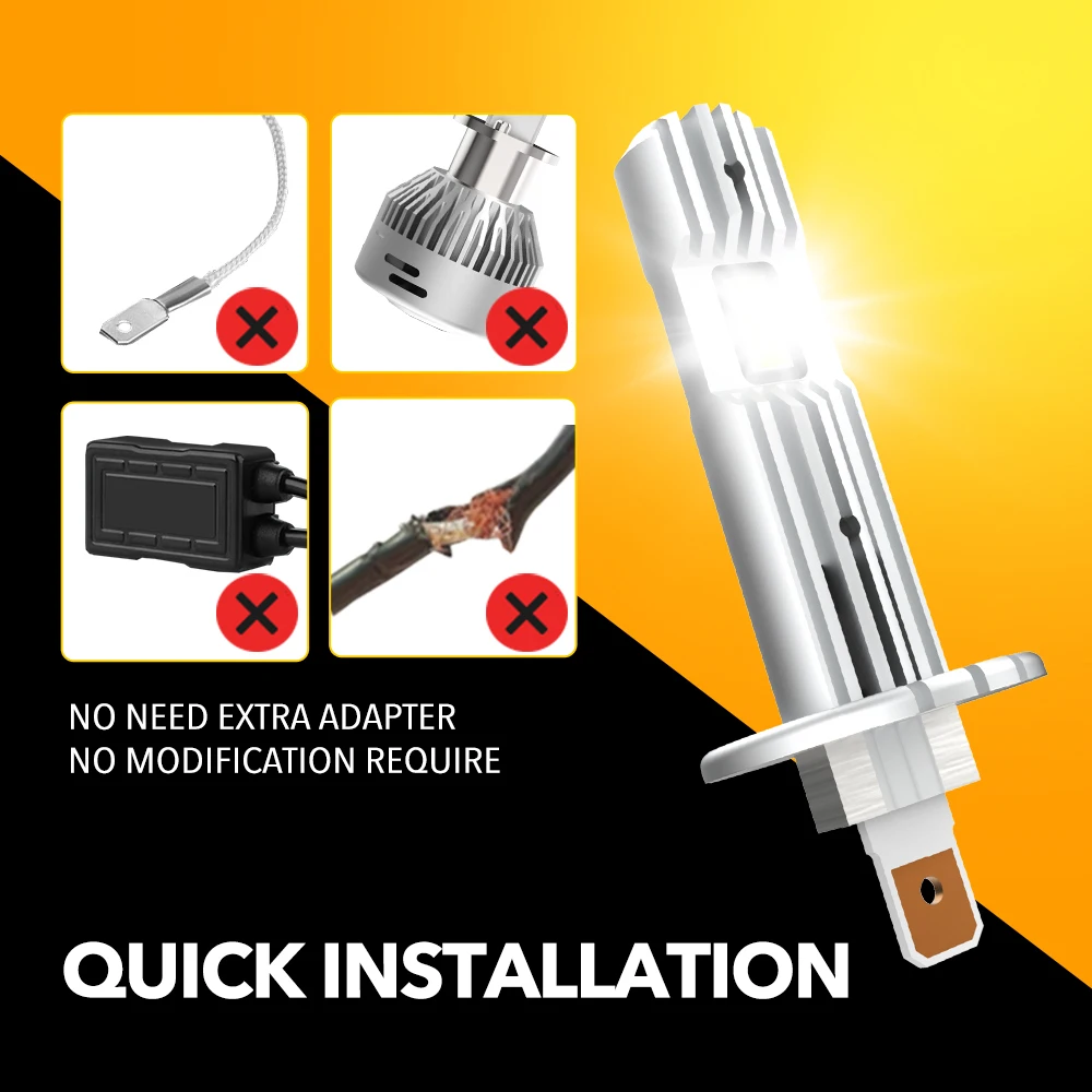 2Pcs H1 LED Lights Lamp Canbus High Low Beam Headlight for Honda Hyundai Grand Starex Volkswagen Golf Passat White Plug&Play 12V
2Pcs H1 LED Lights Lamp Canbus High Low Beam Headlight for Honda Hyundai Grand Starex Volkswagen Golf Passat White Plug&Play 12V