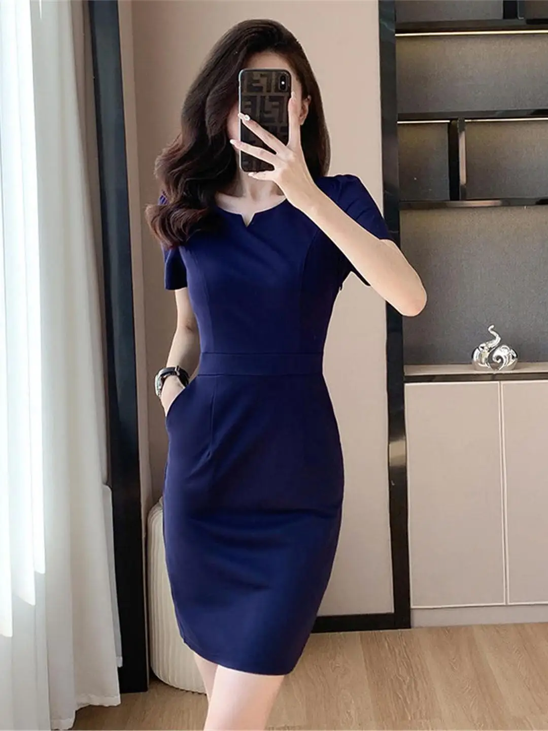 Summer Short Sleeve Dress Women's 2026 New High-End Sensation Workwear Skirt Professional Slim Fit A-Line Skirt Bodycon Dress
Summer Short Sleeve Dress Women's 2026 New High-End Sensation Workwear Skirt Professional Slim Fit A-Line Skirt Bodycon Dress