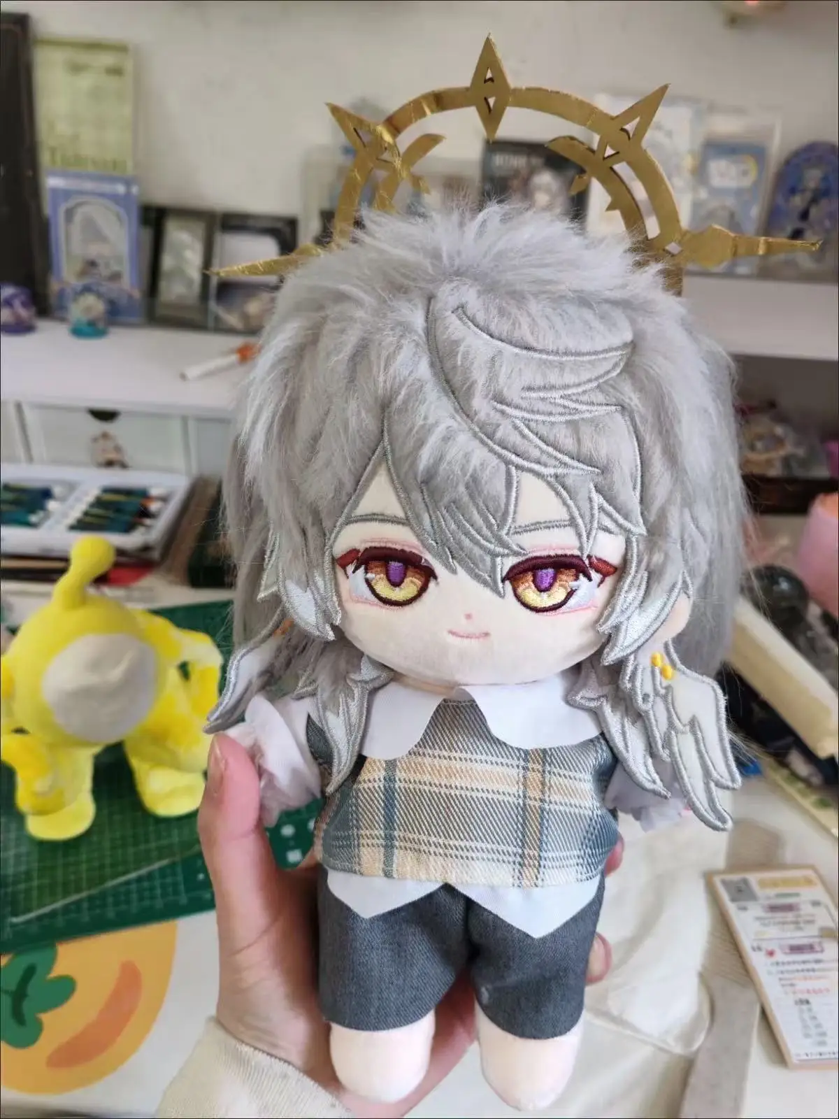 Stuffed Anime 20cm Honkai: Star Rail Sunday Kawaii Cosplay Soft Cotton Doll Toy Body With Skeleton Cartoon Figures Fans Gifts
Stuffed Anime 20cm Honkai: Star Rail Sunday Kawaii Cosplay Soft Cotton Doll Toy Body With Skeleton Cartoon Figures Fans Gifts