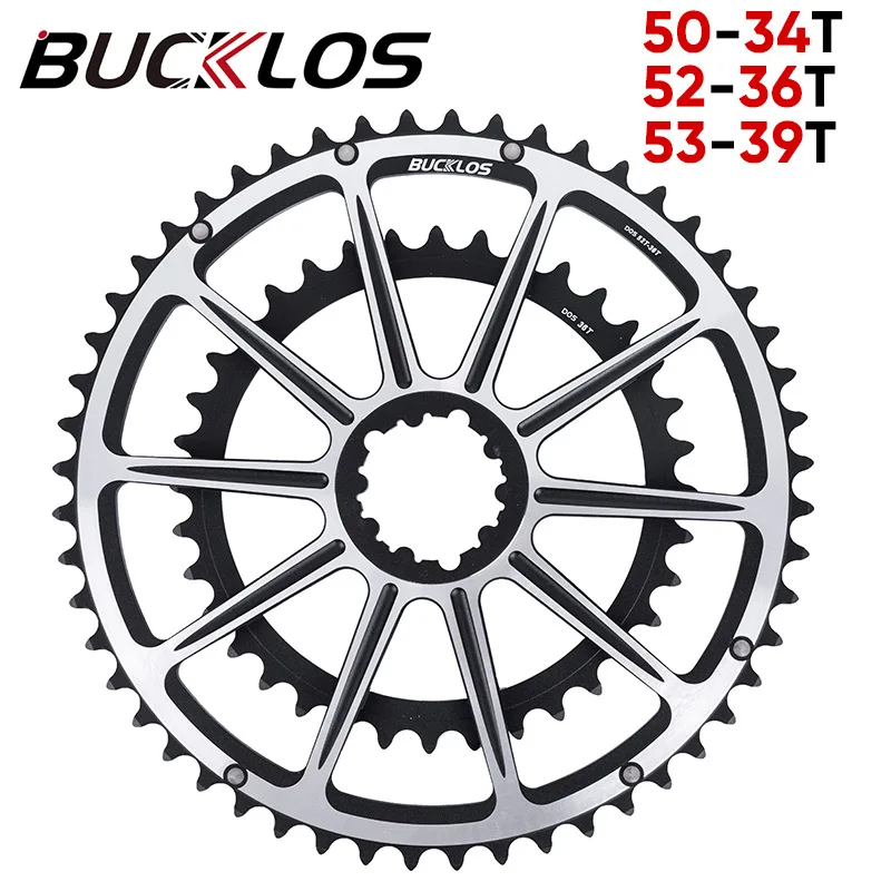 Bucklos Road Bicycle Crankset Lightweight Aluminum Alloy Double Chainring 50 34t 52 36t 53 39t For Road Cycling Bicycle Parts
Bucklos Road Bicycle Crankset Lightweight Aluminum Alloy Double Chainring 50 34t 52 36t 53 39t For Road Cycling Bicycle Parts