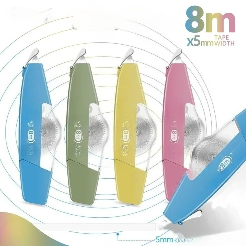 1 Pcs Student Stationery Correction Tape 5mm Width Total Length 8m Student Writing Tools Students Stationery Supplies
1 Pcs Student Stationery Correction Tape 5mm Width Total Length 8m Student Writing Tools Students Stationery Supplies