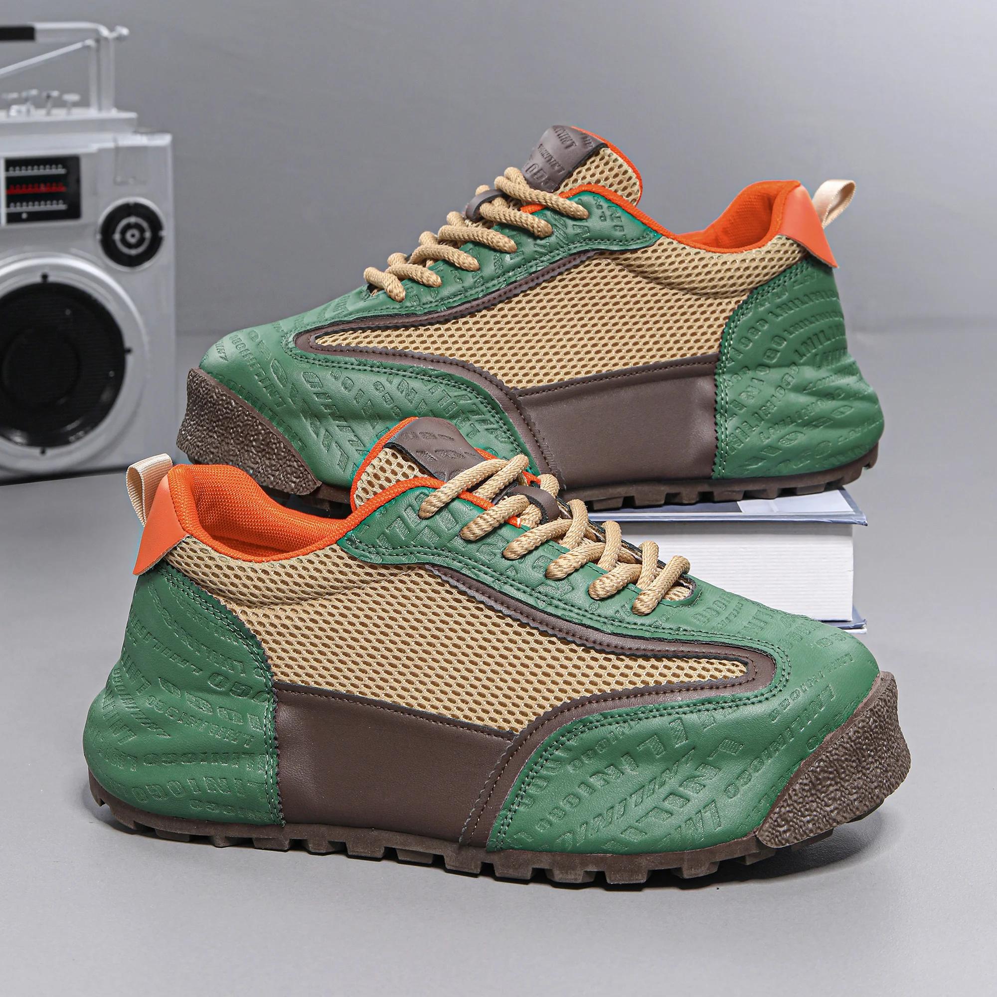 Men's casual sports shoes, big toe shoes, breathable mesh, trendy and versatile outdoor sports shoes, men's shoes
Men's casual sports shoes, big toe shoes, breathable mesh, trendy and versatile outdoor sports shoes, men's shoes