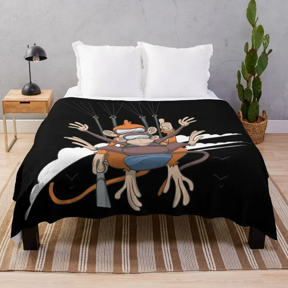 Monkeys in paragliding tandem flight Throw Blanket Ultra Plush Cozy Blanket for Napping Sleeping
Monkeys in paragliding tandem flight Throw Blanket Ultra Plush Cozy Blanket for Napping Sleeping