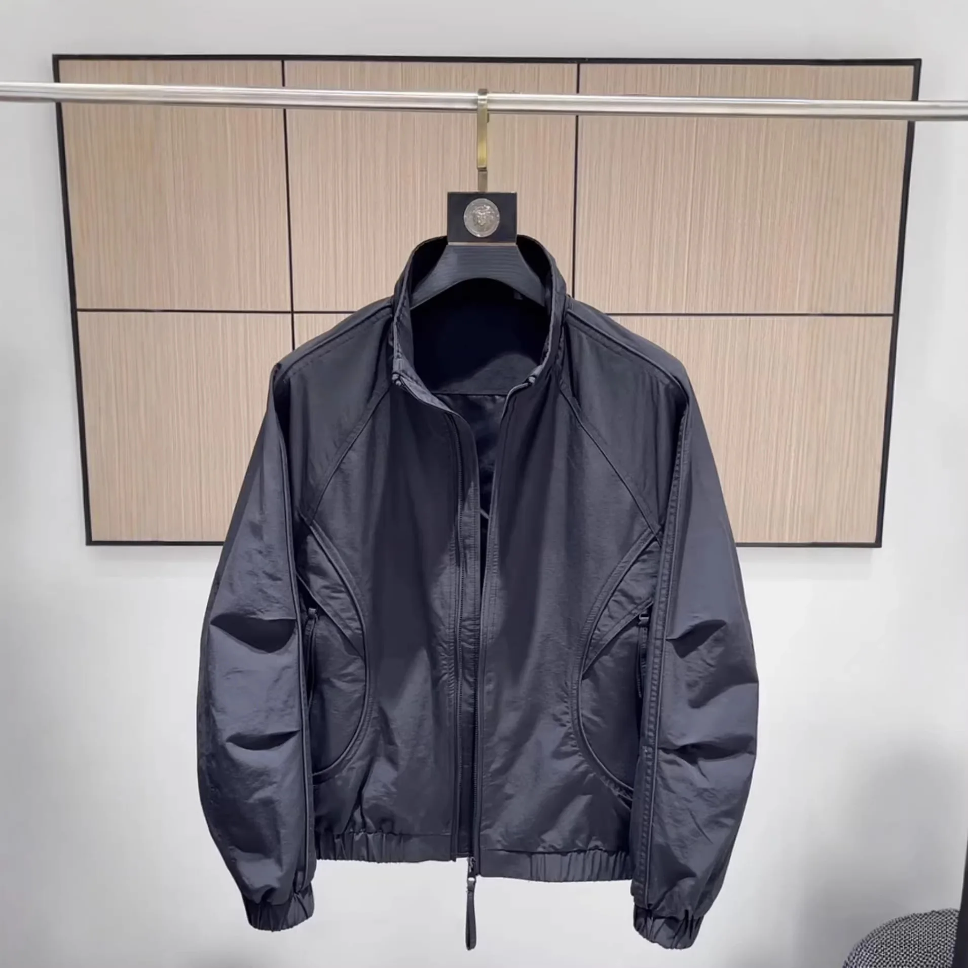 Casual Zipper Collar Jaet Men's Faionable Pure Color Outerwear Spring Autumn New Sle Simple Design Polyester Fabric
Casual Zipper Collar Jaet Men's Faionable Pure Color Outerwear Spring Autumn New Sle Simple Design Polyester Fabric