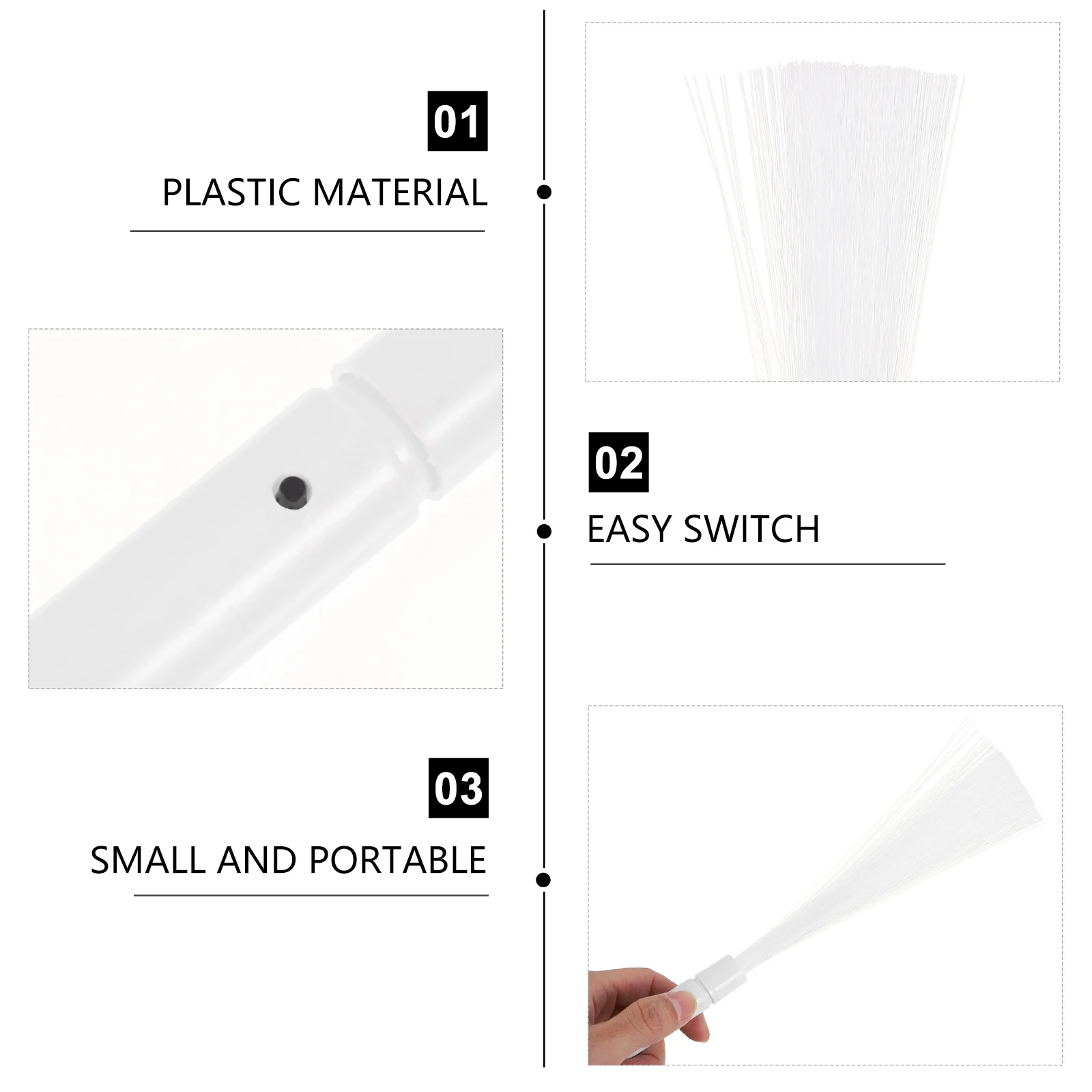 12Pcs Fiber Optic Sticks Colorful LED Glow Wands Party Concert Sticks for Kids Christmas Halloween Camping
12Pcs Fiber Optic Sticks Colorful LED Glow Wands Party Concert Sticks for Kids Christmas Halloween Camping