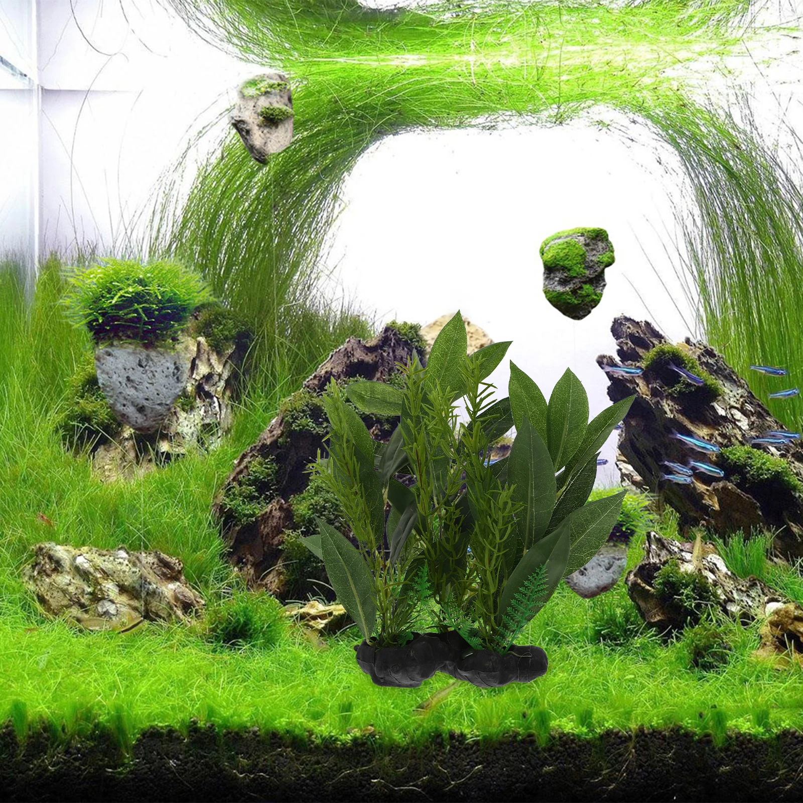 Artificial Water Plants Imitation Plastic Aquatic Decor Aquarium Fish Tank Underwater nament L scape Desktop Pet Supplies
Artificial Water Plants Imitation Plastic Aquatic Decor Aquarium Fish Tank Underwater nament L scape Desktop Pet Supplies