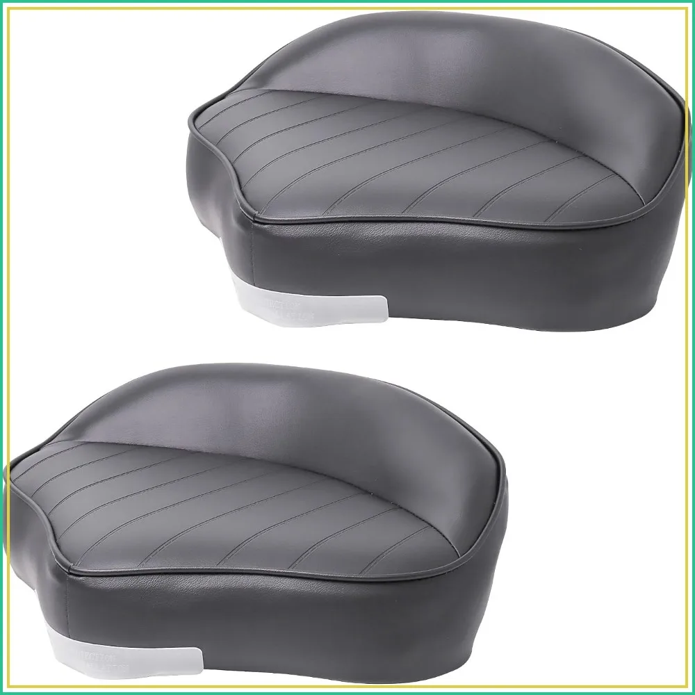 Pro Casting Deck Seat for Fishing Jon Bass Boat, Marine-Grade Vinyl, Universal, 15"W x 11"D x 6"H, 2-Pack, Black
Pro Casting Deck Seat for Fishing Jon Bass Boat, Marine-Grade Vinyl, Universal, 15"W x 11"D x 6"H, 2-Pack, Black