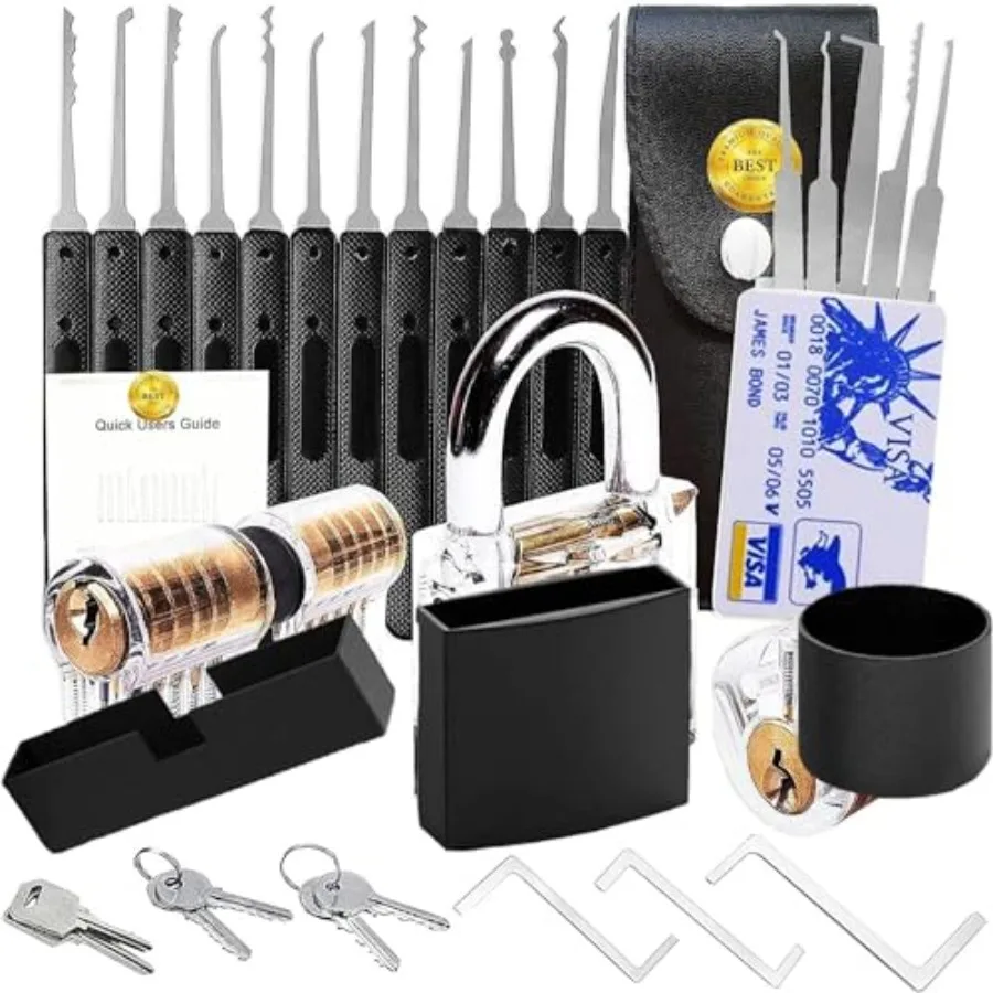 40mm Solid Brass Keyed Padlock Lock Set 3 Pack Alike Lock Kit with Hardened Steel Shackle Pick Waterproof Rust Resistant for Pi
40mm Solid Brass Keyed Padlock Lock Set 3 Pack Alike Lock Kit with Hardened Steel Shackle Pick Waterproof Rust Resistant for Pi