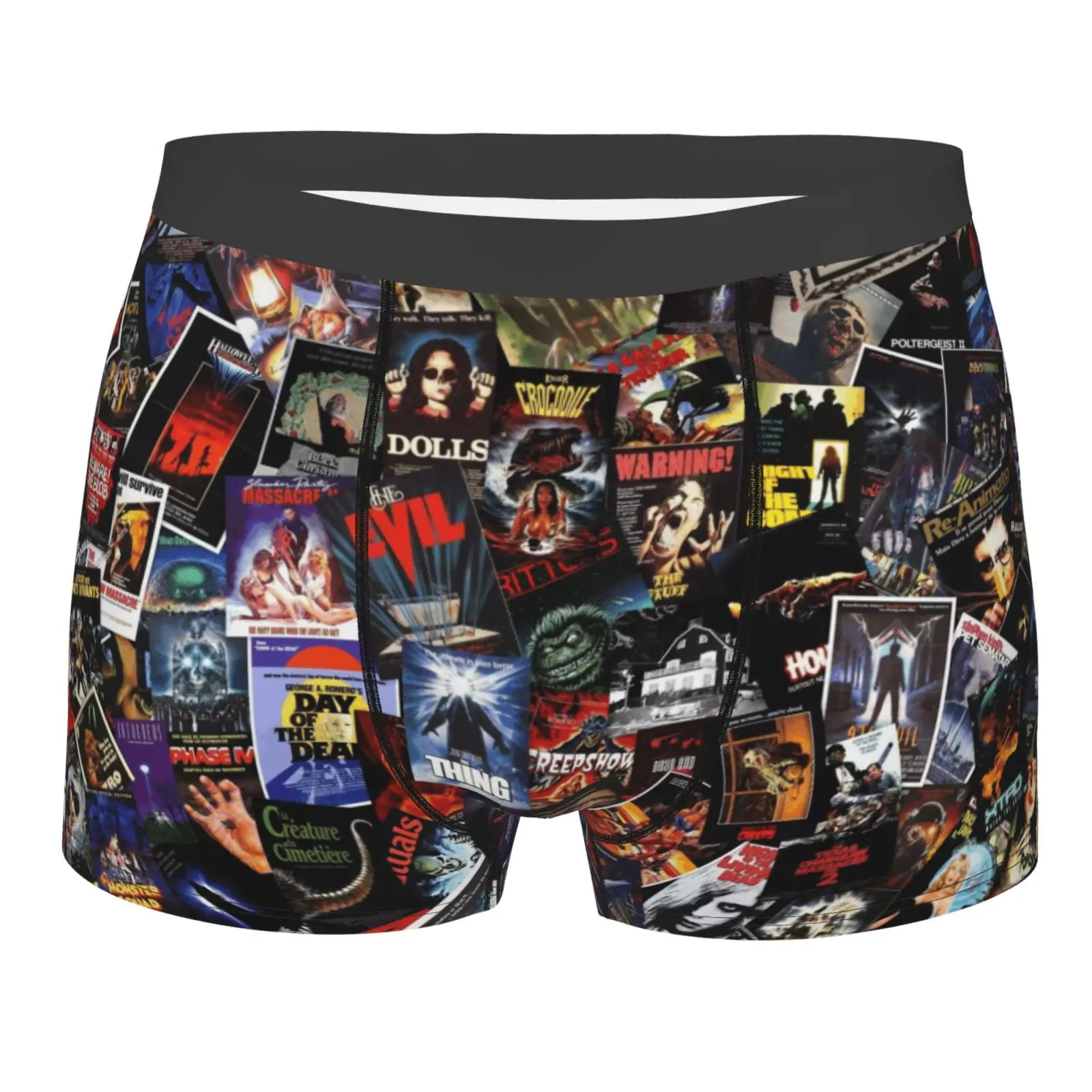 Horror Movie Patterns Men Printed Boxer Briefs Underwear Highly Breathable Boxer Shorts Panties Breathable Underpants for Homme
Horror Movie Patterns Men Printed Boxer Briefs Underwear Highly Breathable Boxer Shorts Panties Breathable Underpants for Homme