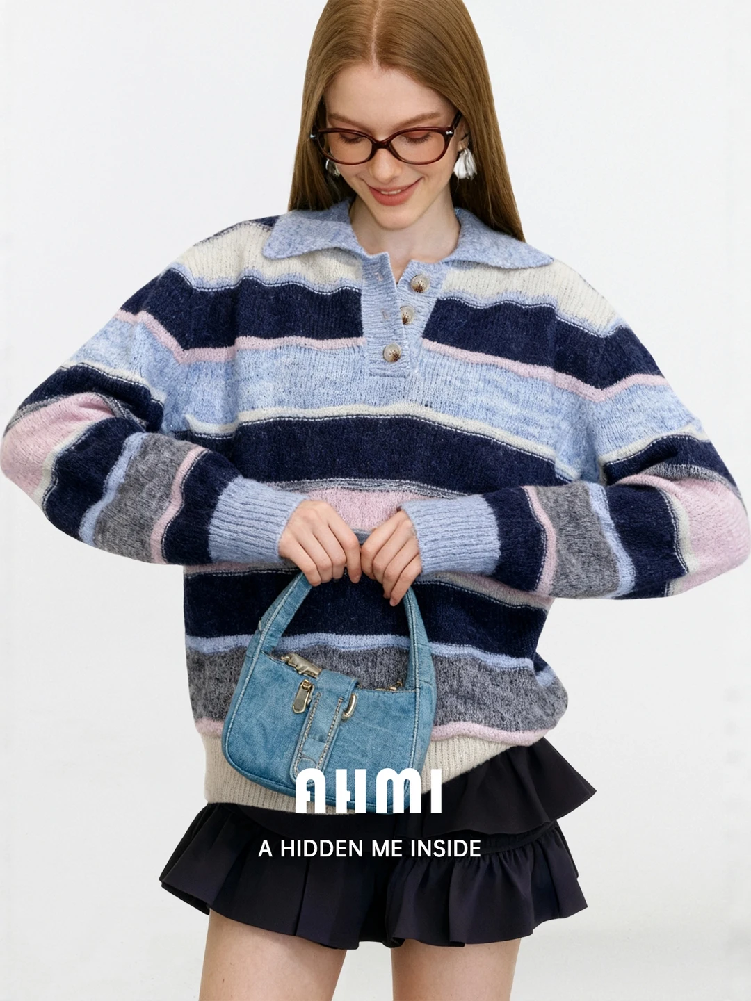 AHMI Iceland Journey Vintage Color Blo Striped Knitted Sweater Winter Chic Collar Top for Young Girls Sli Warmth
AHMI Iceland Journey Vintage Color Blo Striped Knitted Sweater Winter Chic Collar Top for Young Girls Sli Warmth