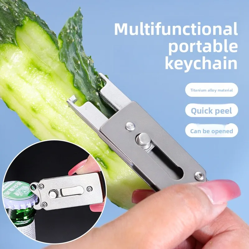 Мини-рубанок из титанового сплава, многофункциональный инструмент-портативный брелок, подвеска, открывалка для бутылок, открытый кемпинг, овощечистка для фруктов
Мини-рубанок из титанового сплава, многофункциональный инструмент-портативный брелок, подвеска, открывалка для бутылок, открытый кемпинг, овощечистка для фруктов
