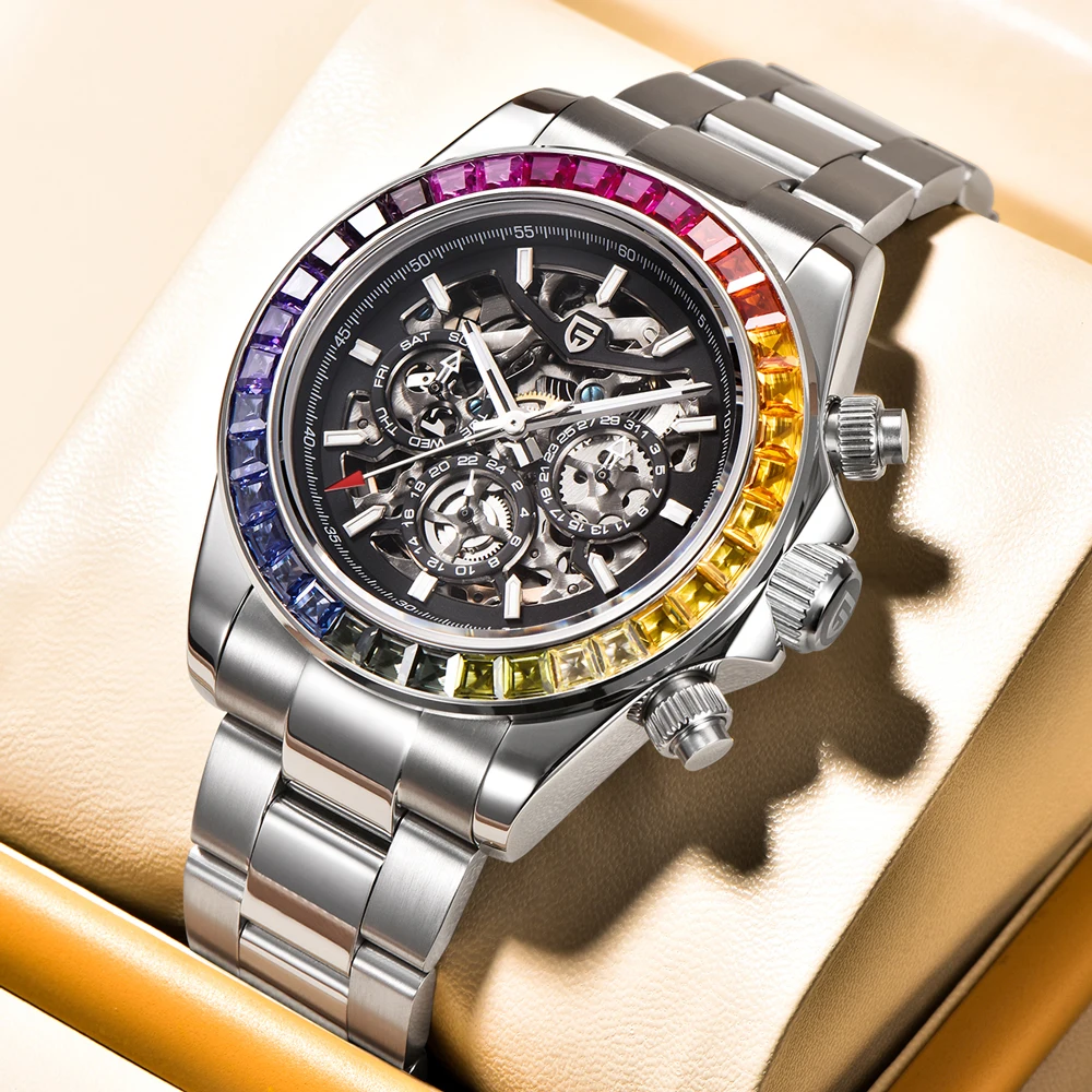 PAGANI DESIGN 40MM Mens Mechanical Watches 2023 Top Brand Luxury Automatic Watch For Men Waterproof Sapphire Mirror Reloj Hombre
PAGANI DESIGN 40MM Mens Mechanical Watches 2023 Top Brand Luxury Automatic Watch For Men Waterproof Sapphire Mirror Reloj Hombre