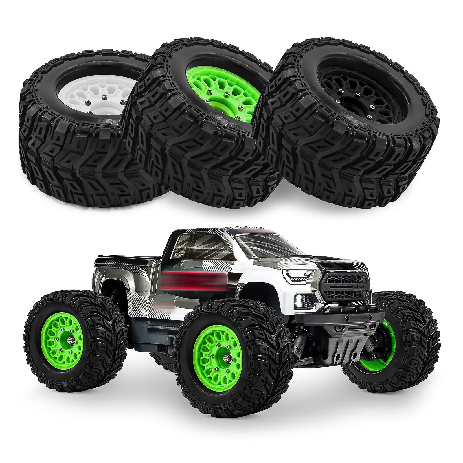 44PCS 126mm Tires 12mm 14mm 17mm Wheel Hub Monster Truck for 1/10 ARRMA BIGROCK Rustler Hoss RC Car Parts
44PCS 126mm Tires 12mm 14mm 17mm Wheel Hub Monster Truck for 1/10 ARRMA BIGROCK Rustler Hoss RC Car Parts