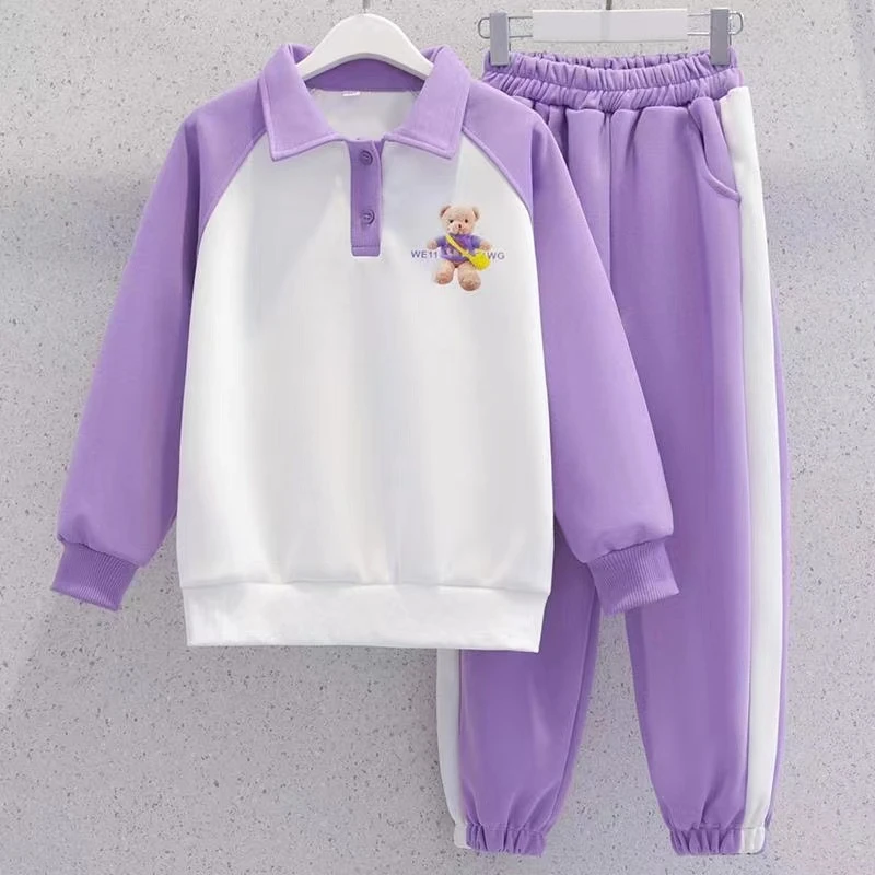 Stylish Casual Children's Suit 2024 New Arrival Girls Outfit Casual Long Sleeve Sports Two-piece Set Autumn Collection For Kids
Stylish Casual Children's Suit 2024 New Arrival Girls Outfit Casual Long Sleeve Sports Two-piece Set Autumn Collection For Kids