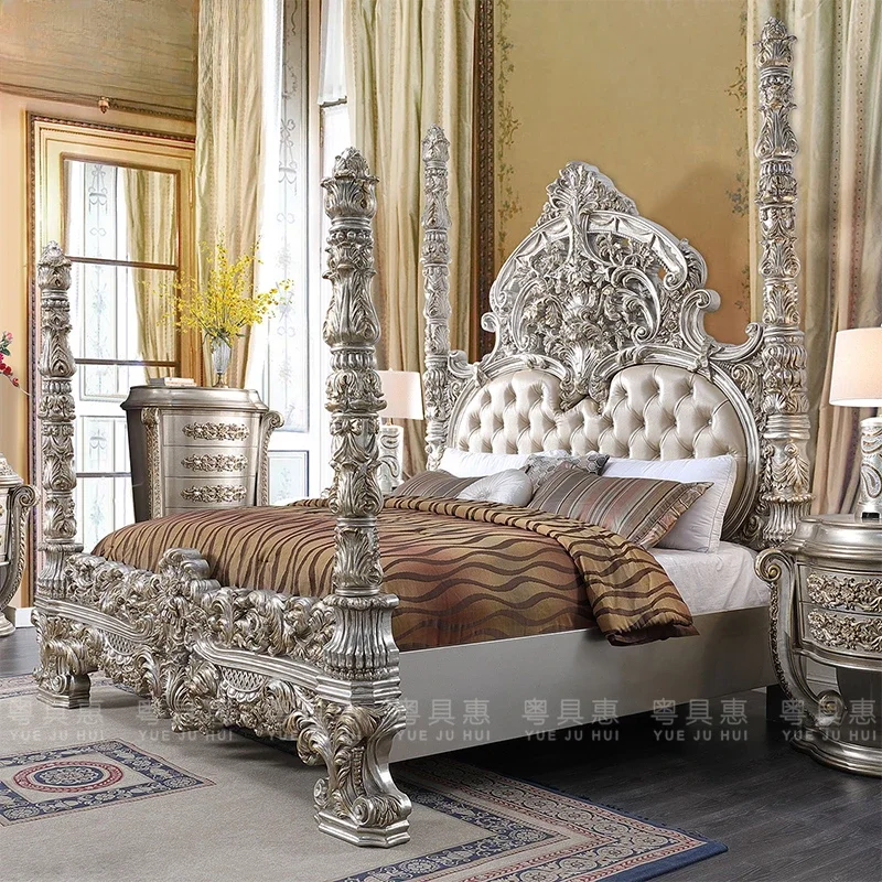 Double Light Luxury Bed, Wedding European Frame Design, Apartment Modern High End Wedding Bed
Double Light Luxury Bed, Wedding European Frame Design, Apartment Modern High End Wedding Bed