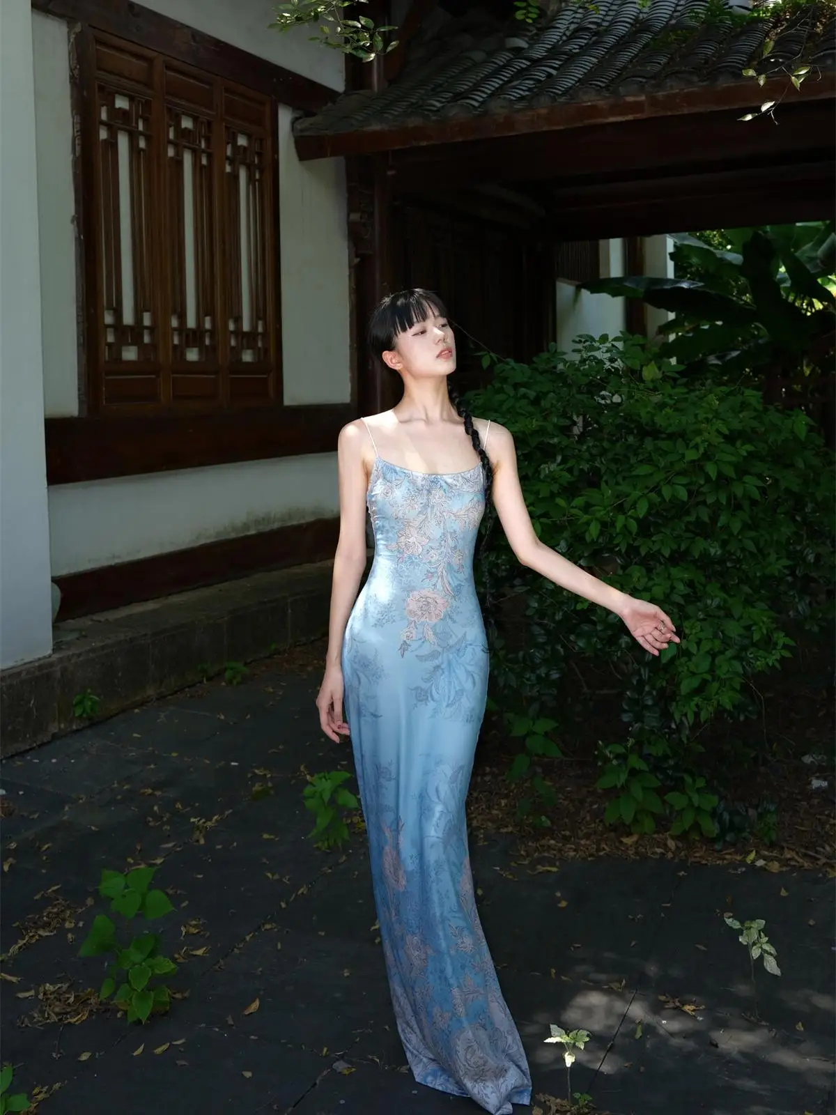 Classy Blue Vintage Dyed Island Vacation Style Slim Fit Halter Dress High Waist Polyester Blend Summer Long Skirt Gown
Classy Blue Vintage Dyed Island Vacation Style Slim Fit Halter Dress High Waist Polyester Blend Summer Long Skirt Gown