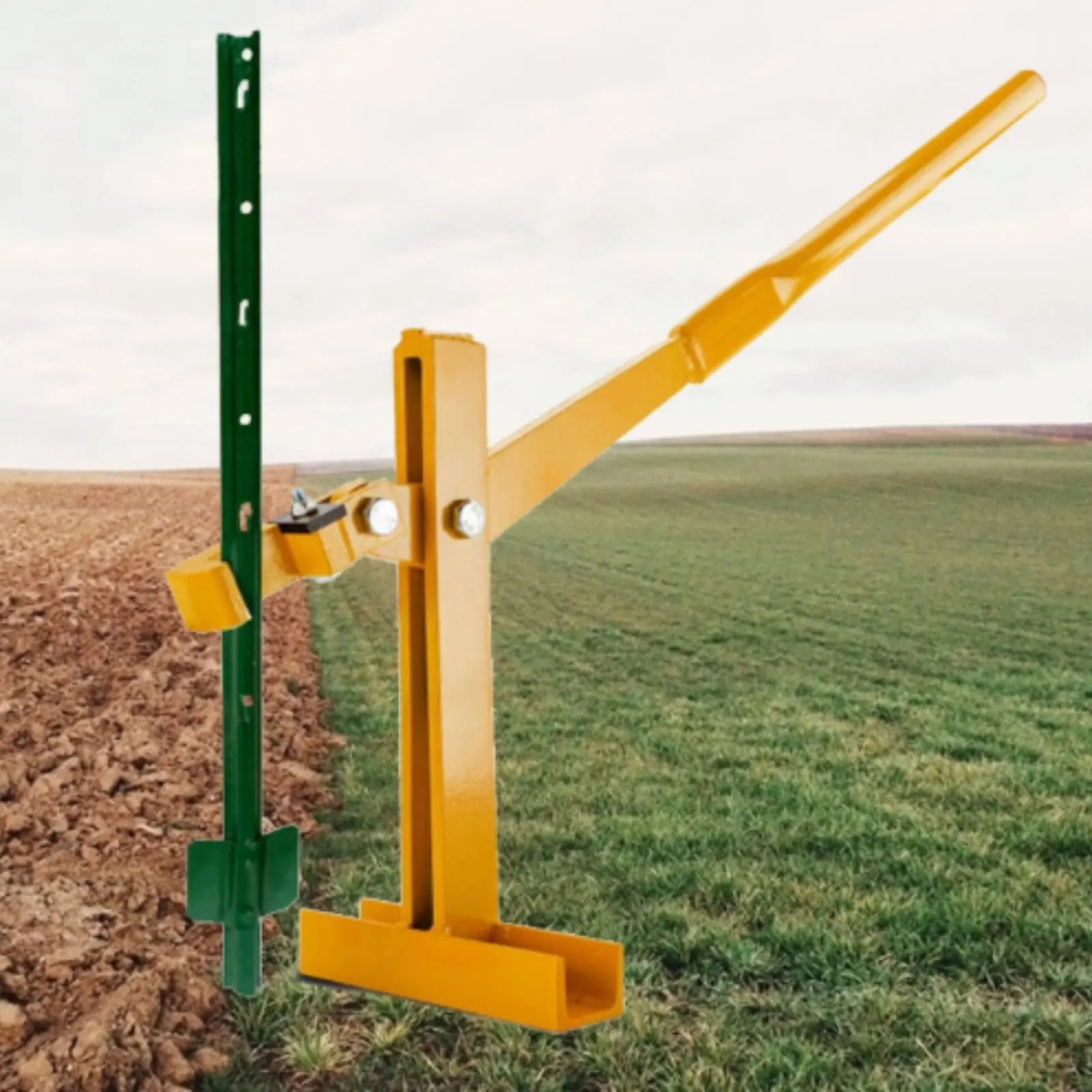 Post Lifter Lever Action Fence Post Puller Star Picket Remover Easy to Use Farm Equipment Quick Removal for Ranchers, Ranch
Post Lifter Lever Action Fence Post Puller Star Picket Remover Easy to Use Farm Equipment Quick Removal for Ranchers, Ranch