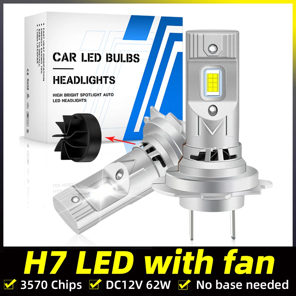 2 шт. 62 Вт H7 H4 H1 H3 9005 9006 HB3 HB4 Мини-светодиодная лампа для фар Турбовентилятор Дальний ближний свет 12 В 6000 К Белый Автомобильный светодиодный передний противотуманный фонарь
2 шт. 62 Вт H7 H4 H1 H3 9005 9006 HB3 HB4 Мини-светодиодная лампа для фар Турбовентилятор Дальний ближний свет 12 В 6000 К Белый Автомобильный светодиодный передний противотуманный фонарь