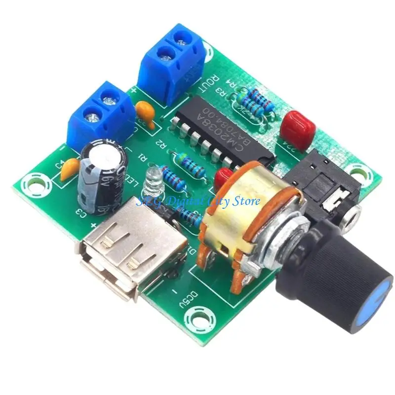 U75B PM2038 Auditory Amplifier Module 5Wx2 Output USB Power Supply for Reliable Performances and Simple Assembly
U75B PM2038 Auditory Amplifier Module 5Wx2 Output USB Power Supply for Reliable Performances and Simple Assembly