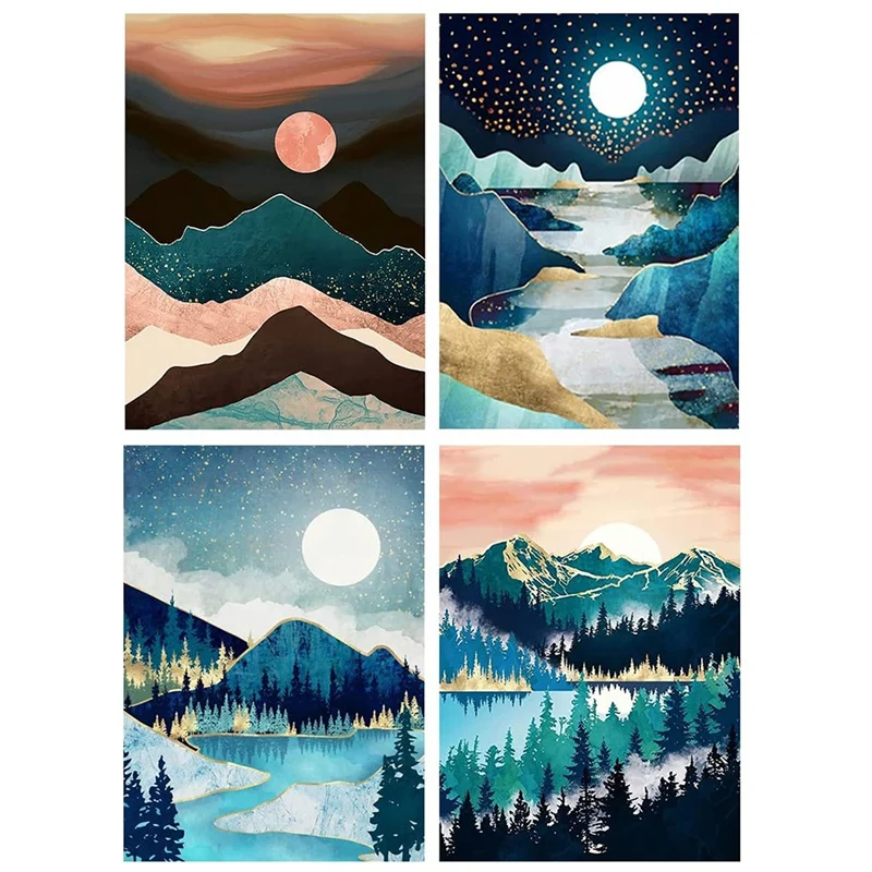 4 Pack 5D Diamond Painting Kits, Adults By Number Diamond Painting Artkits ,For Home Wall Decor Sun Valley
4 Pack 5D Diamond Painting Kits, Adults By Number Diamond Painting Artkits ,For Home Wall Decor Sun Valley