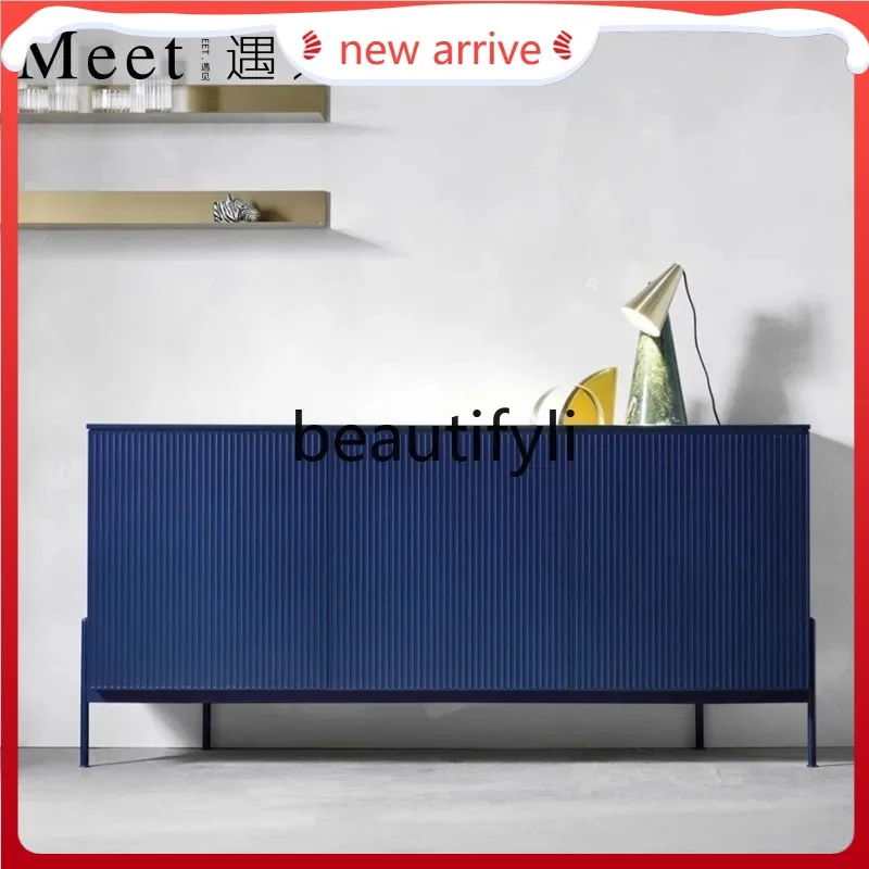 D2520 Simple and modern dark blue paint, dining side cabinet, tea cabinet, entrance cabinet of Quiefeng Villa
D2520 Simple and modern dark blue paint, dining side cabinet, tea cabinet, entrance cabinet of Quiefeng Villa