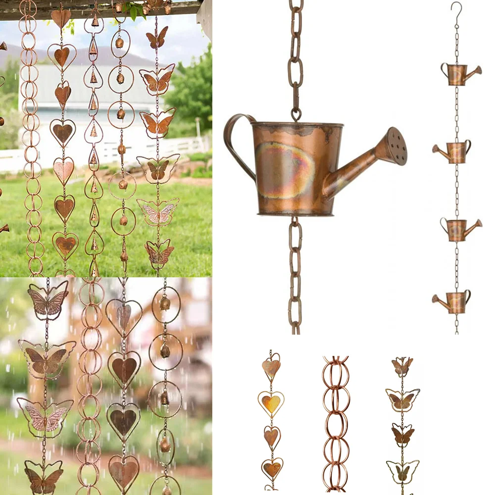Vintage Metal Wind Chimes Bell Butterfly Kettle Heart Bell Shape Rain Chain Windbell Outdoor Hanging Ornament Yard Garden Decor
Vintage Metal Wind Chimes Bell Butterfly Kettle Heart Bell Shape Rain Chain Windbell Outdoor Hanging Ornament Yard Garden Decor