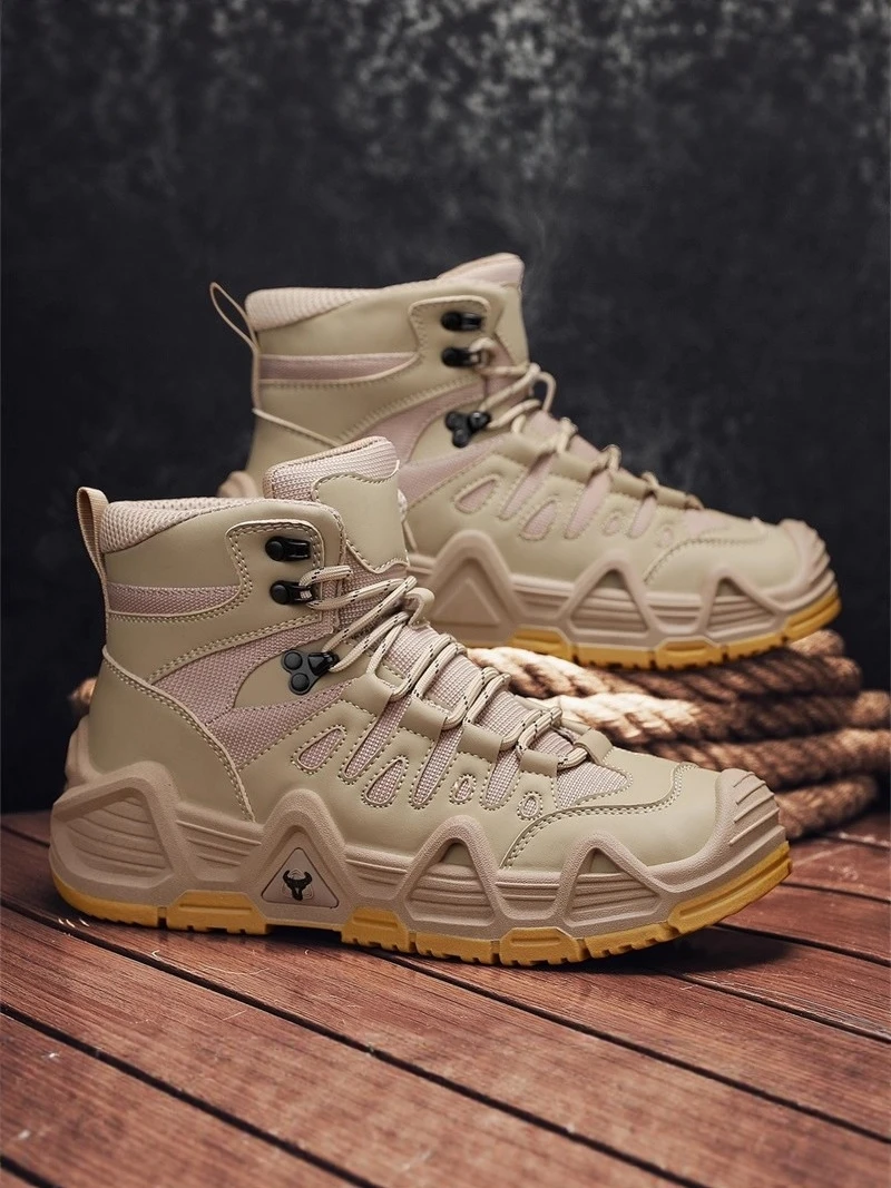 High-Top Men's Winter Outdoor Climbing Shoes Sports Anti-Slip Wear-Resistant Thick Bottom Work Labor Protection Desert Warfar...
High-Top Men's Winter Outdoor Climbing Shoes Sports Anti-Slip Wear-Resistant Thick Bottom Work Labor Protection Desert Warfar...