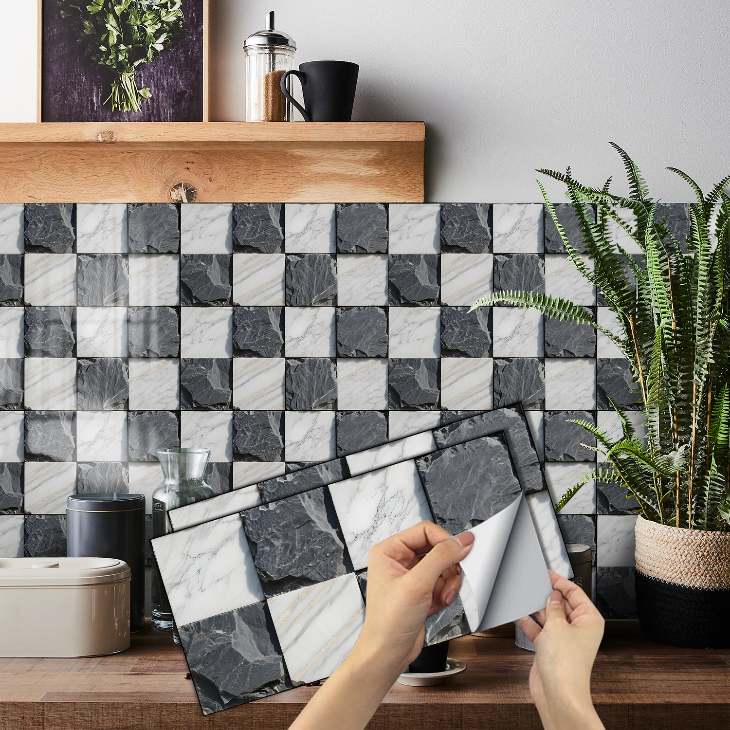 Marble Peel and Stick Wall Tiles, Waterproof Self-Adhesive Backsplash for Kitchen Bathroom DIY Decor
Marble Peel and Stick Wall Tiles, Waterproof Self-Adhesive Backsplash for Kitchen Bathroom DIY Decor