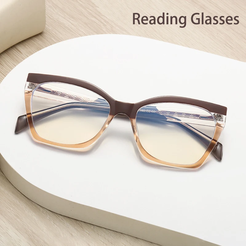 Brand Design Cat Eye Legs Metal Core Frame Photochromic Anti Blue Ray Women Presbyopic Hyperopia Prescription Reading Glasses
Brand Design Cat Eye Legs Metal Core Frame Photochromic Anti Blue Ray Women Presbyopic Hyperopia Prescription Reading Glasses