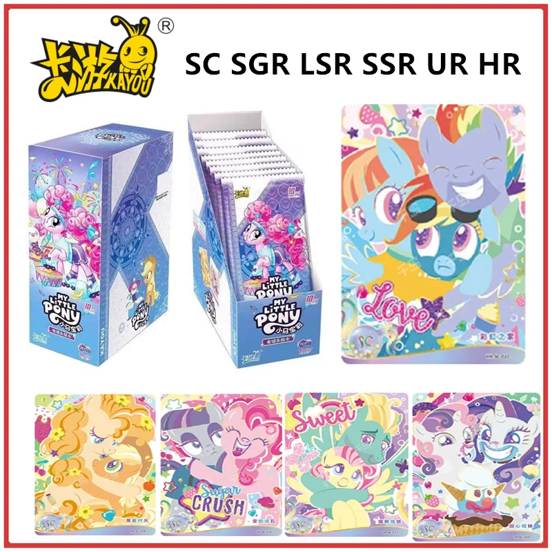KAYOU Genuine My Little Pony Card Friendship Eternal Card Huiyue Pack Rare SC Cards SGR Toy Gift Princess Card
KAYOU Genuine My Little Pony Card Friendship Eternal Card Huiyue Pack Rare SC Cards SGR Toy Gift Princess Card
