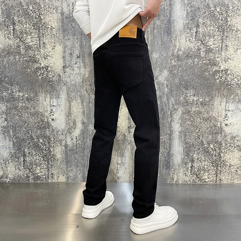 Autumn light luxury high-end European men's loose jeans black versatile fashion casual men's troupers
Autumn light luxury high-end European men's loose jeans black versatile fashion casual men's troupers