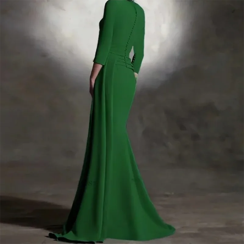 Customized Mother of the Bride Dress V-Neck Formal Wedding Guest Dresses Pleated Floor-Length Evening Party Gowns
Customized Mother of the Bride Dress V-Neck Formal Wedding Guest Dresses Pleated Floor-Length Evening Party Gowns