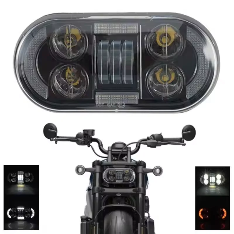 LED Headlight for Harley Sportster S 1250 2021-2022 DOT Motorcycle Headlamp with DRL Turn Signal
LED Headlight for Harley Sportster S 1250 2021-2022 DOT Motorcycle Headlamp with DRL Turn Signal