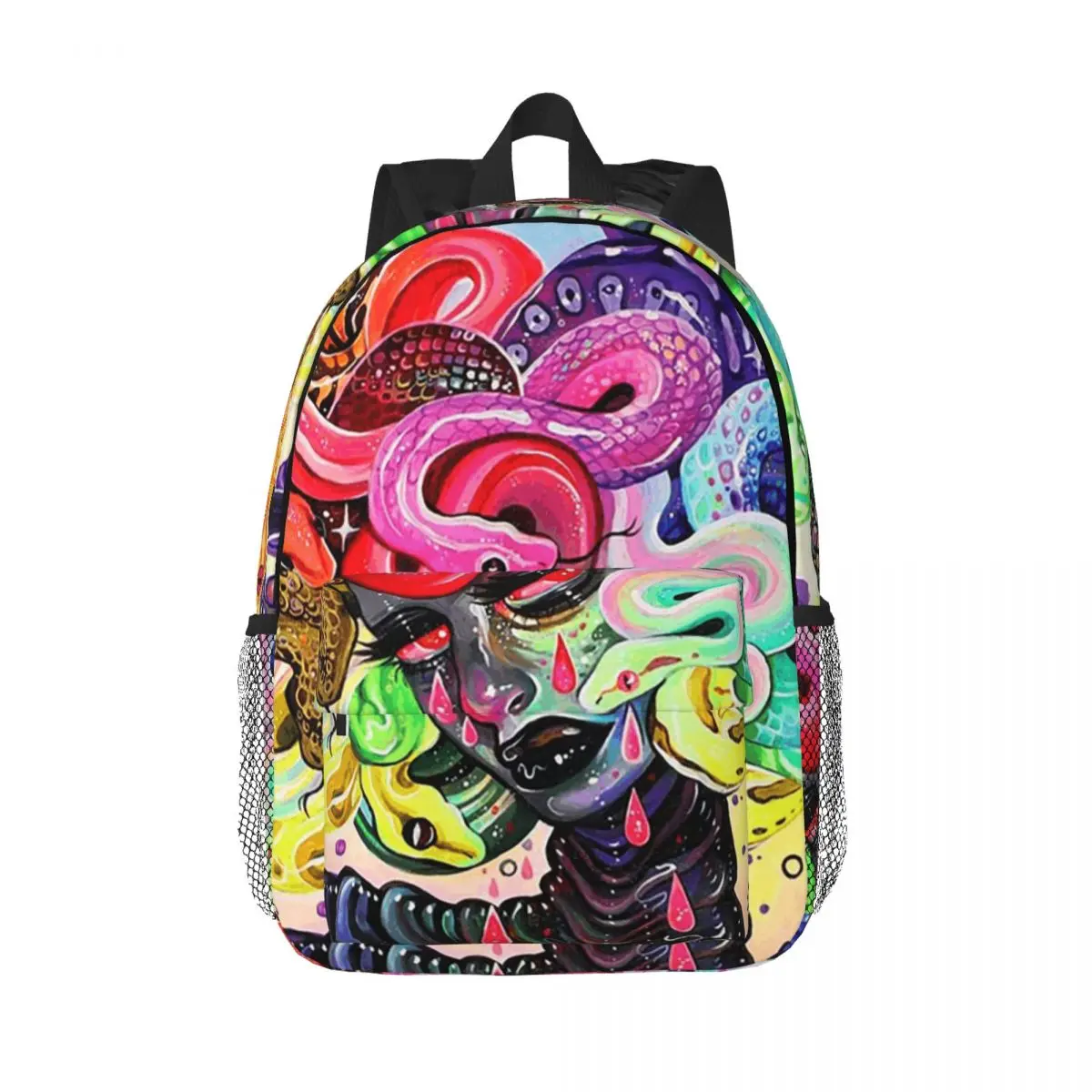 Abstract Painting Vibrant Medusa Backpack Daypack Large Capacity Boys Girls BookBag Shoulder Bags for Unisex Children School Bag
Abstract Painting Vibrant Medusa Backpack Daypack Large Capacity Boys Girls BookBag Shoulder Bags for Unisex Children School Bag