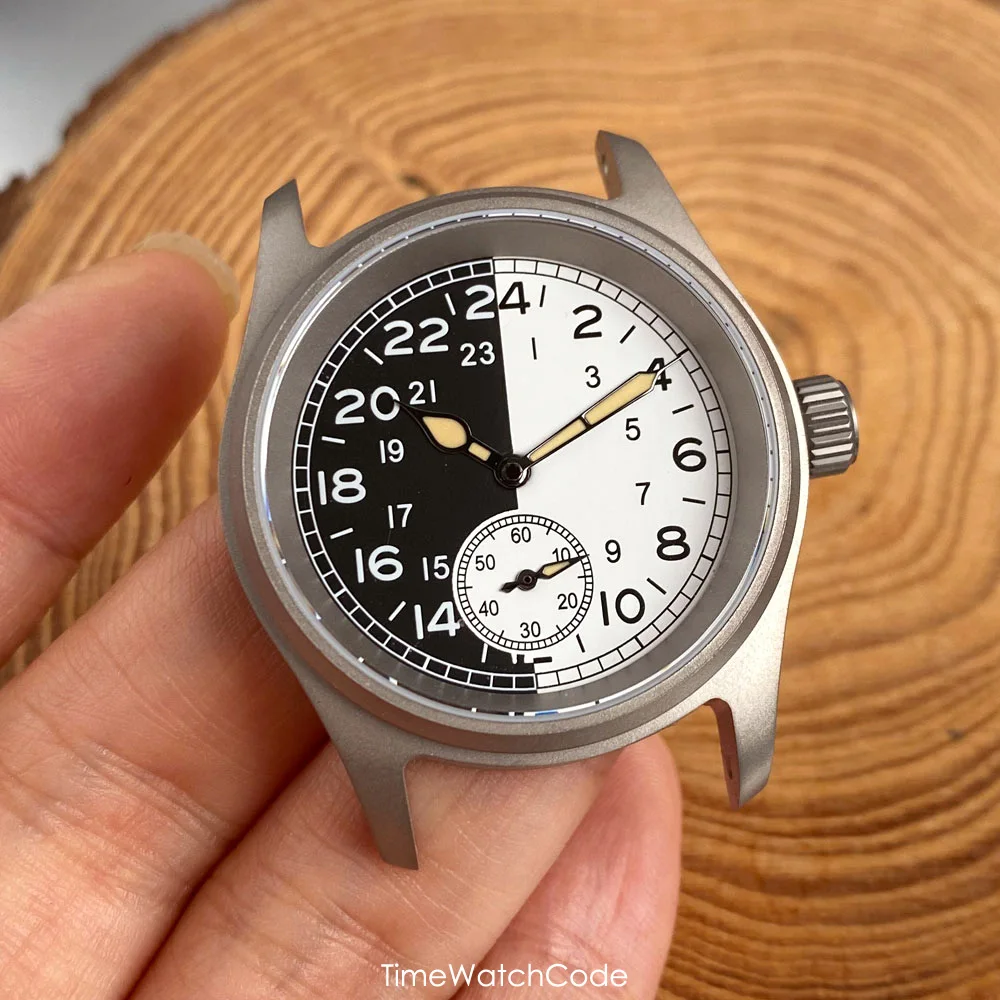 36mm NH35 Pilot Watch Case 316L/Bronze/Titanium Luminous 29mm Dial for Sea-gull ST1701 Sapphire Crystal 316L 20BAR Waterproof
36mm NH35 Pilot Watch Case 316L/Bronze/Titanium Luminous 29mm Dial for Sea-gull ST1701 Sapphire Crystal 316L 20BAR Waterproof