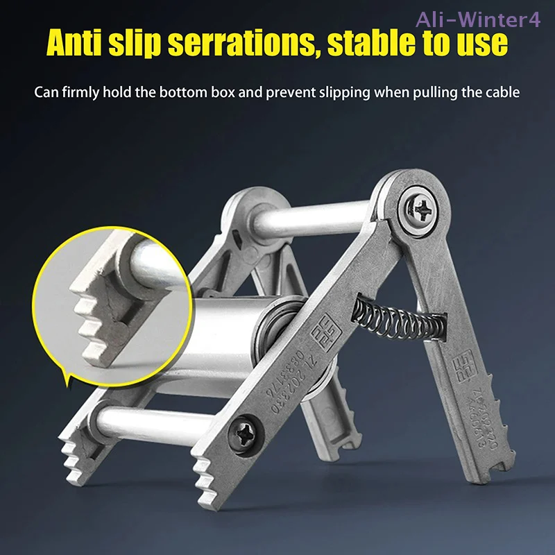 86/118 Bottom Boxes Universal Wire Threading Aid Tool Electrician Pulley Cable Puller Adjustable Fast Wire Threading Aid
86/118 Bottom Boxes Universal Wire Threading Aid Tool Electrician Pulley Cable Puller Adjustable Fast Wire Threading Aid