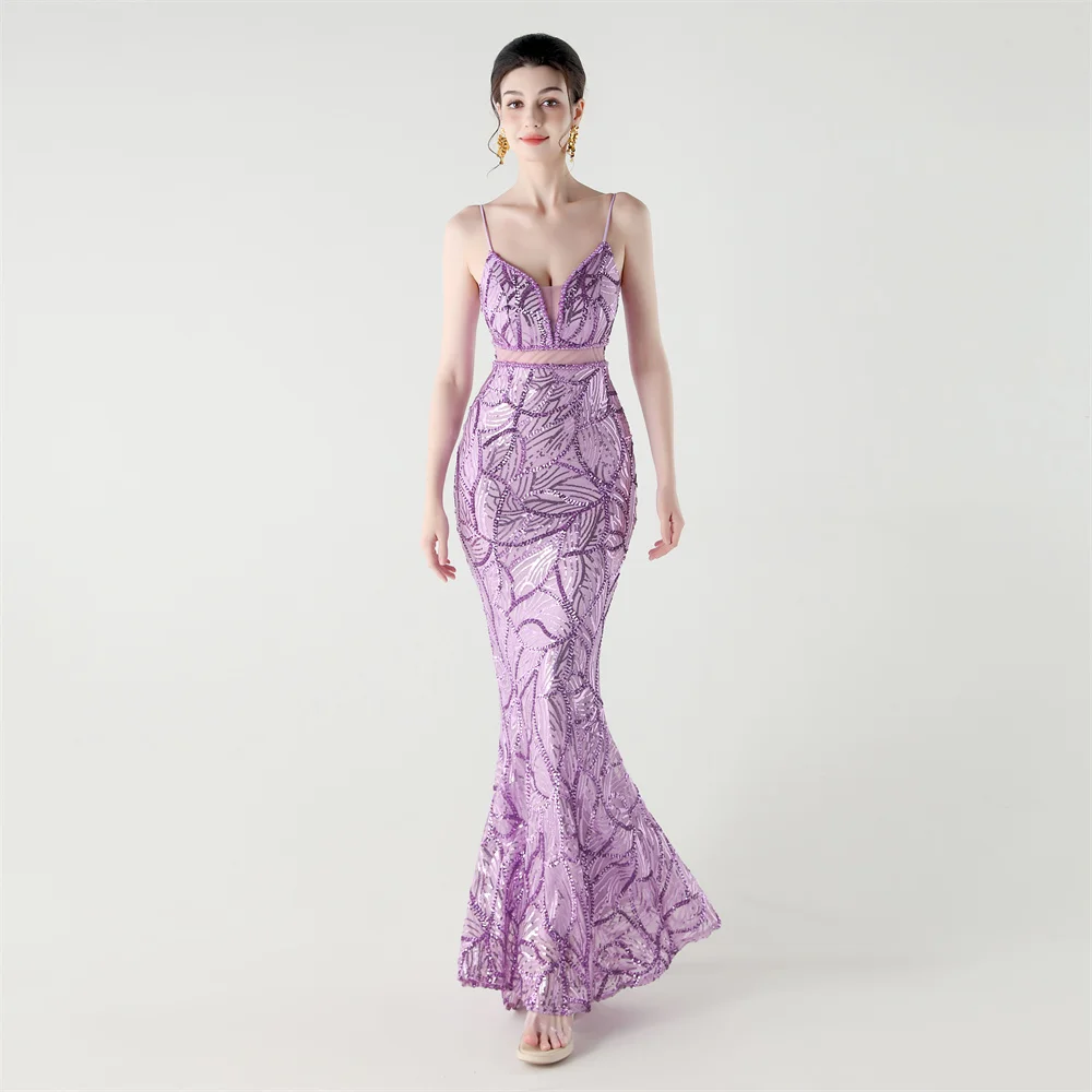 Luxurious Evening Dresses with Beading Women's Mermaid Strap Sequins Prom Party Dresses for Special Occasions
Luxurious Evening Dresses with Beading Women's Mermaid Strap Sequins Prom Party Dresses for Special Occasions