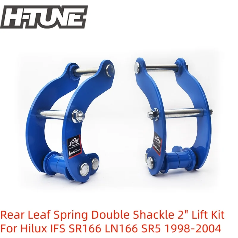 2" Extended Shackles Lift Kit for Toyota Hilux IFS LN107 LN166 1989-2004 - Suspension Upgrade
2" Extended Shackles Lift Kit for Toyota Hilux IFS LN107 LN166 1989-2004 - Suspension Upgrade