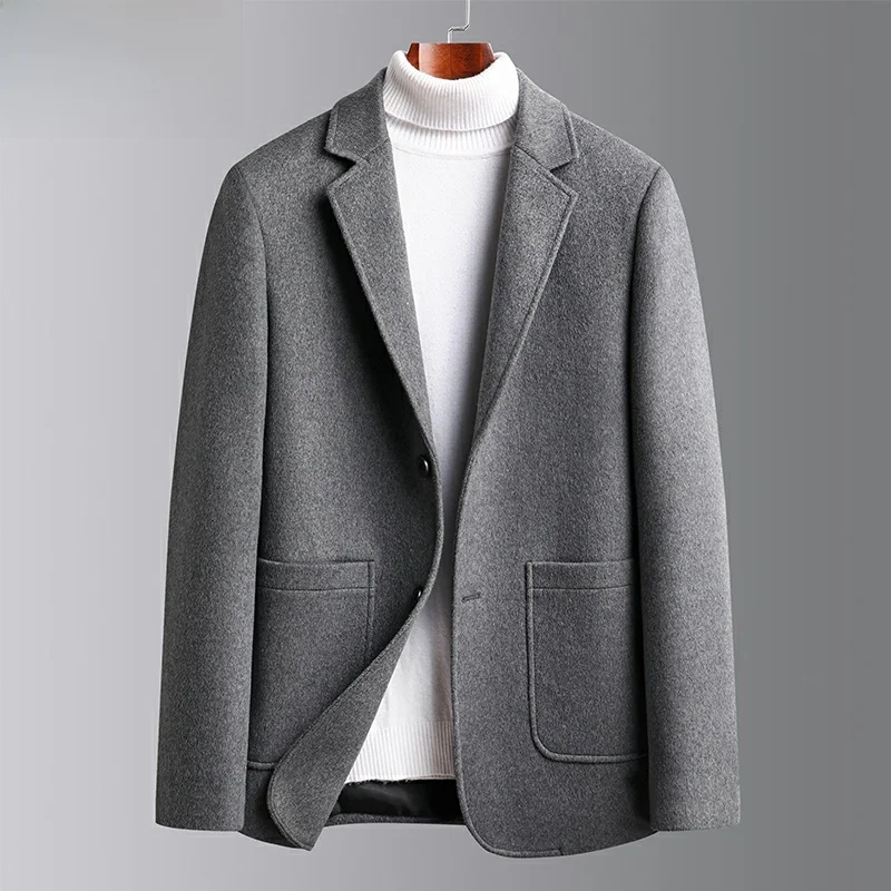 Мужское шерстяное пальто Rn Busin, повседневное, для мужчин среднего возраста, модное, осенне-зимнее, новое, свободного кроя, из смесового полиэфирного волокна
Мужское шерстяное пальто Rn Busin, повседневное, для мужчин среднего возраста, модное, осенне-зимнее, новое, свободного кроя, из смесового полиэфирного волокна