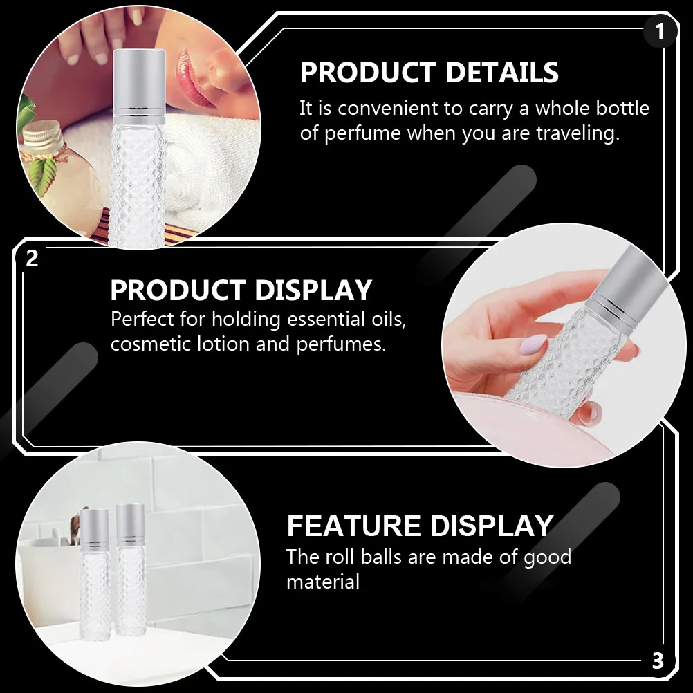 12Pcs Essential Oil Roller Bottle 10Ml Empty Glass Rollerball Bottles Uv Protection Leak-Proof Screw Cap for Travel Perfume
12Pcs Essential Oil Roller Bottle 10Ml Empty Glass Rollerball Bottles Uv Protection Leak-Proof Screw Cap for Travel Perfume