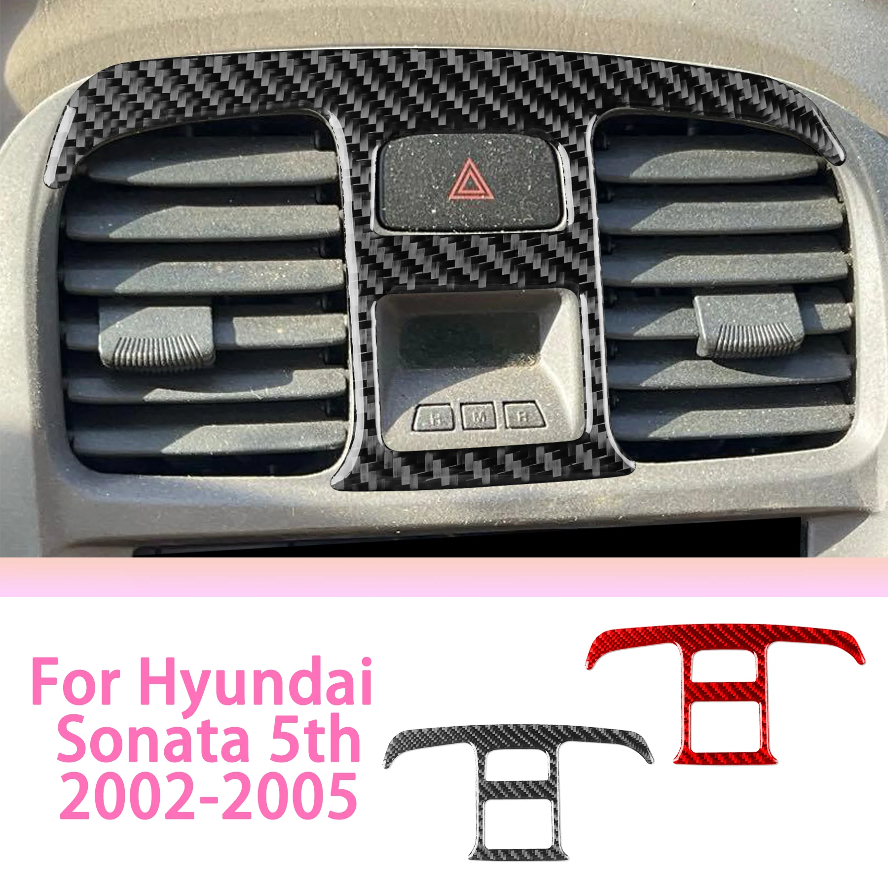 FOR Hyundai Sonata 5th 2002-2005 Car Central Control Clock Surround Dual Flash Button Carbon Fiber Interior Accessories Sticker
FOR Hyundai Sonata 5th 2002-2005 Car Central Control Clock Surround Dual Flash Button Carbon Fiber Interior Accessories Sticker
