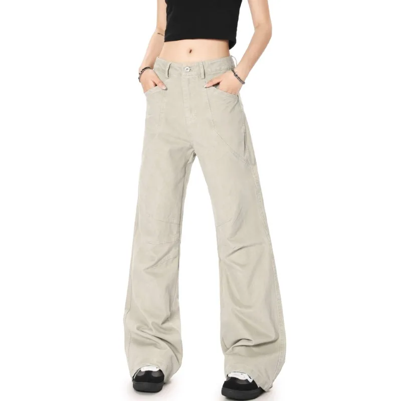 OR FL American Retro Barne Style 100 Cotton Women Cargo Trousers Cleanfit Advanced Staraight Slacks Women's Y2k Wide Leg Pants
OR FL American Retro Barne Style 100 Cotton Women Cargo Trousers Cleanfit Advanced Staraight Slacks Women's Y2k Wide Leg Pants