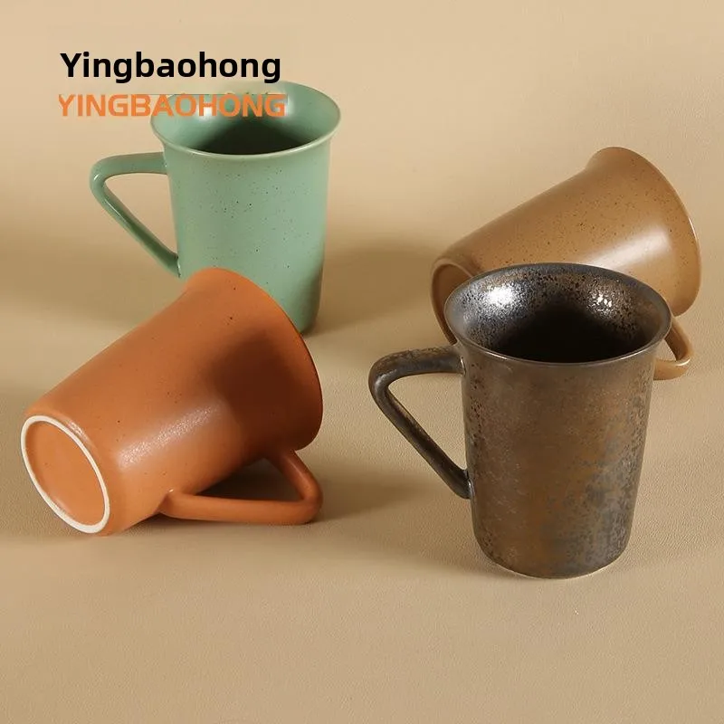 High-Style Ceramic Water Cup Thick Earthenware Coffee Mug Hotel Restaurant Home Use Single Cup Japanese Retro Tea Cup
High-Style Ceramic Water Cup Thick Earthenware Coffee Mug Hotel Restaurant Home Use Single Cup Japanese Retro Tea Cup
