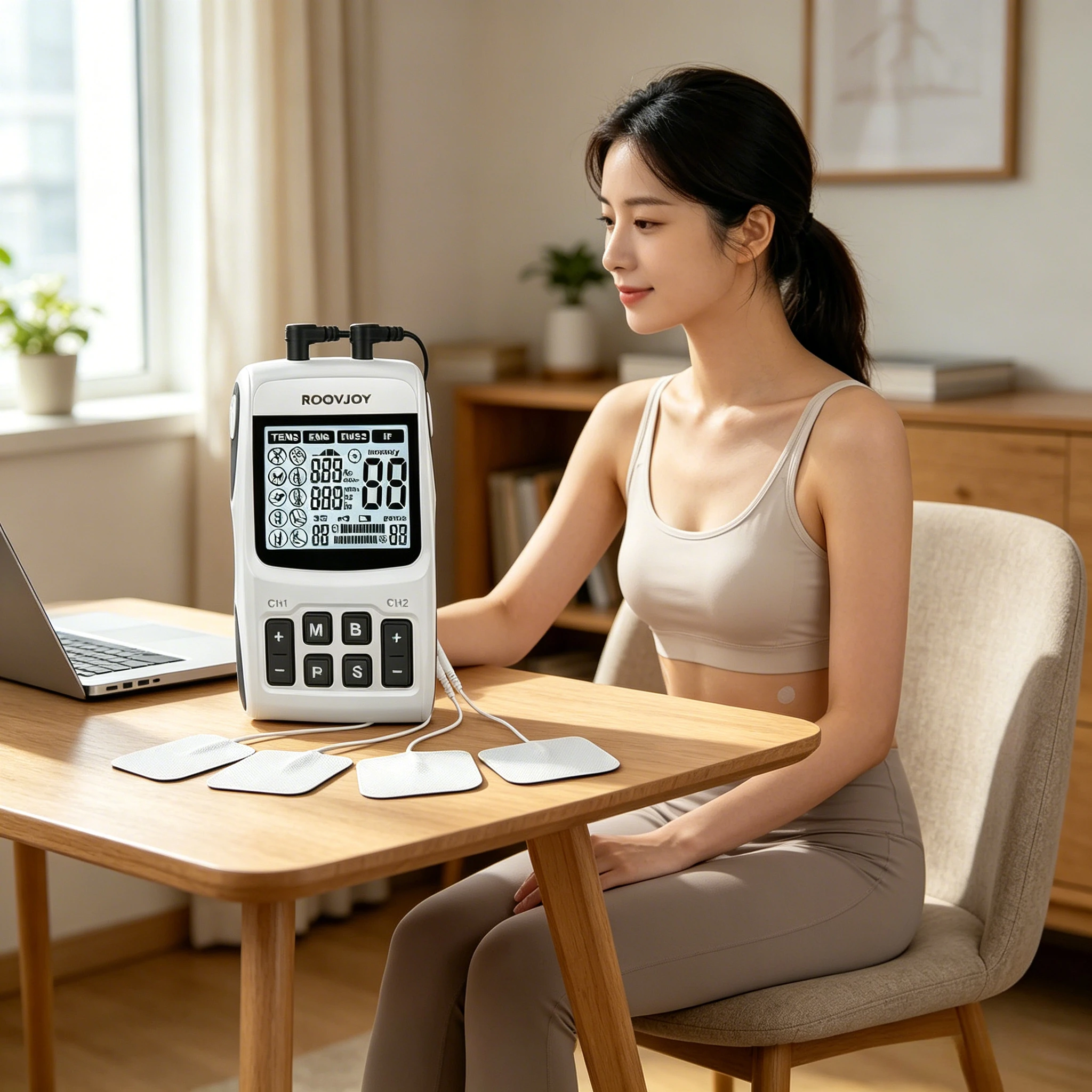 Professional Tens Electrostimulation Muscle Stimulator Acupuncture Pulse EMS Therapy Body Massager Nerve Relax Homeuse Device
Professional Tens Electrostimulation Muscle Stimulator Acupuncture Pulse EMS Therapy Body Massager Nerve Relax Homeuse Device